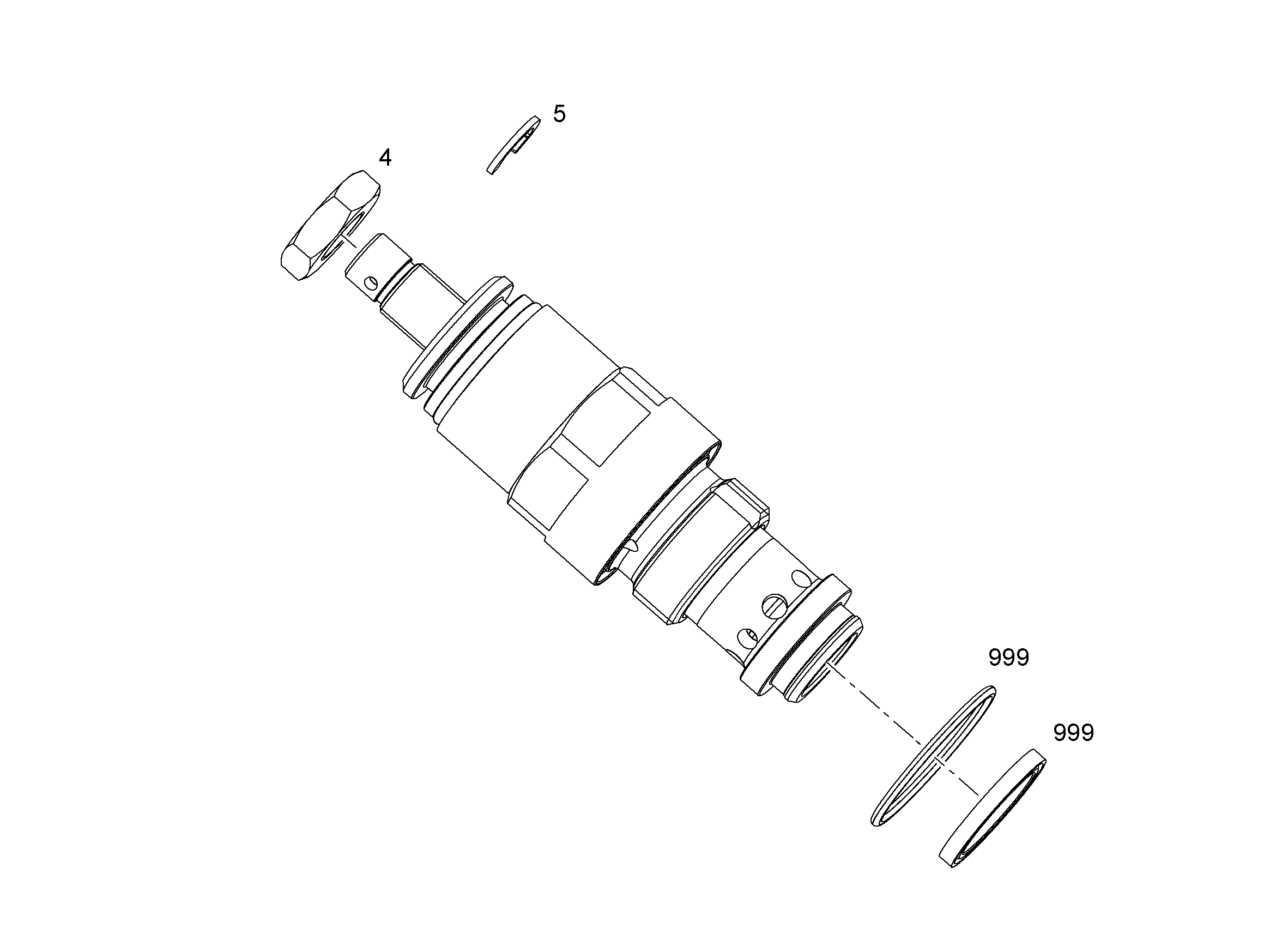 ШЕСТИГРАННАЯ ГАЙКА M10X1 10292686 LIEBHERR