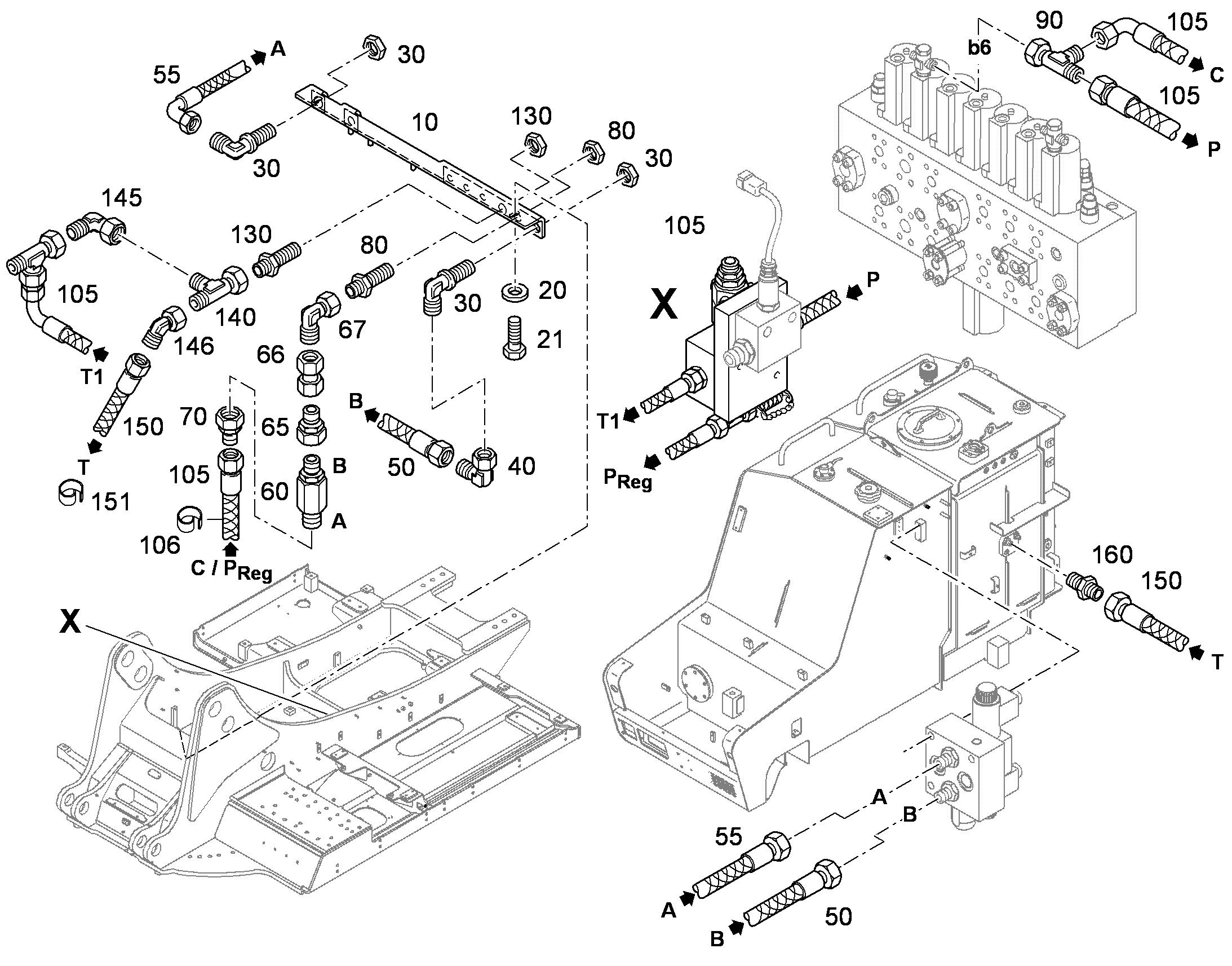 ШЛАНГ 12X2700 10295181 LIEBHERR