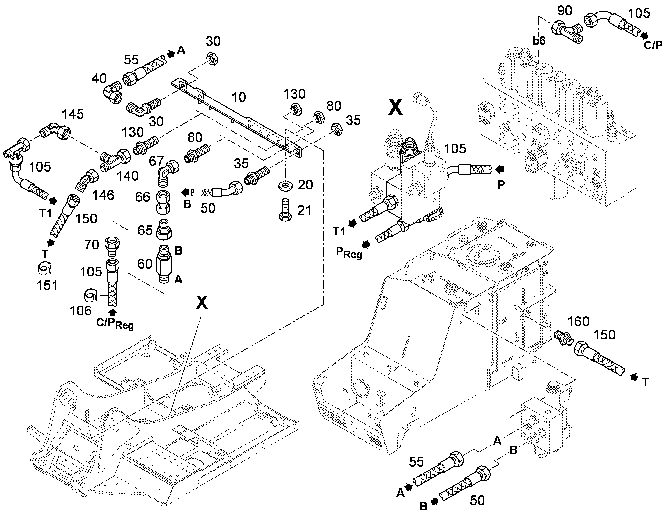 ШЛАНГ 12X2500 5608710 LIEBHERR