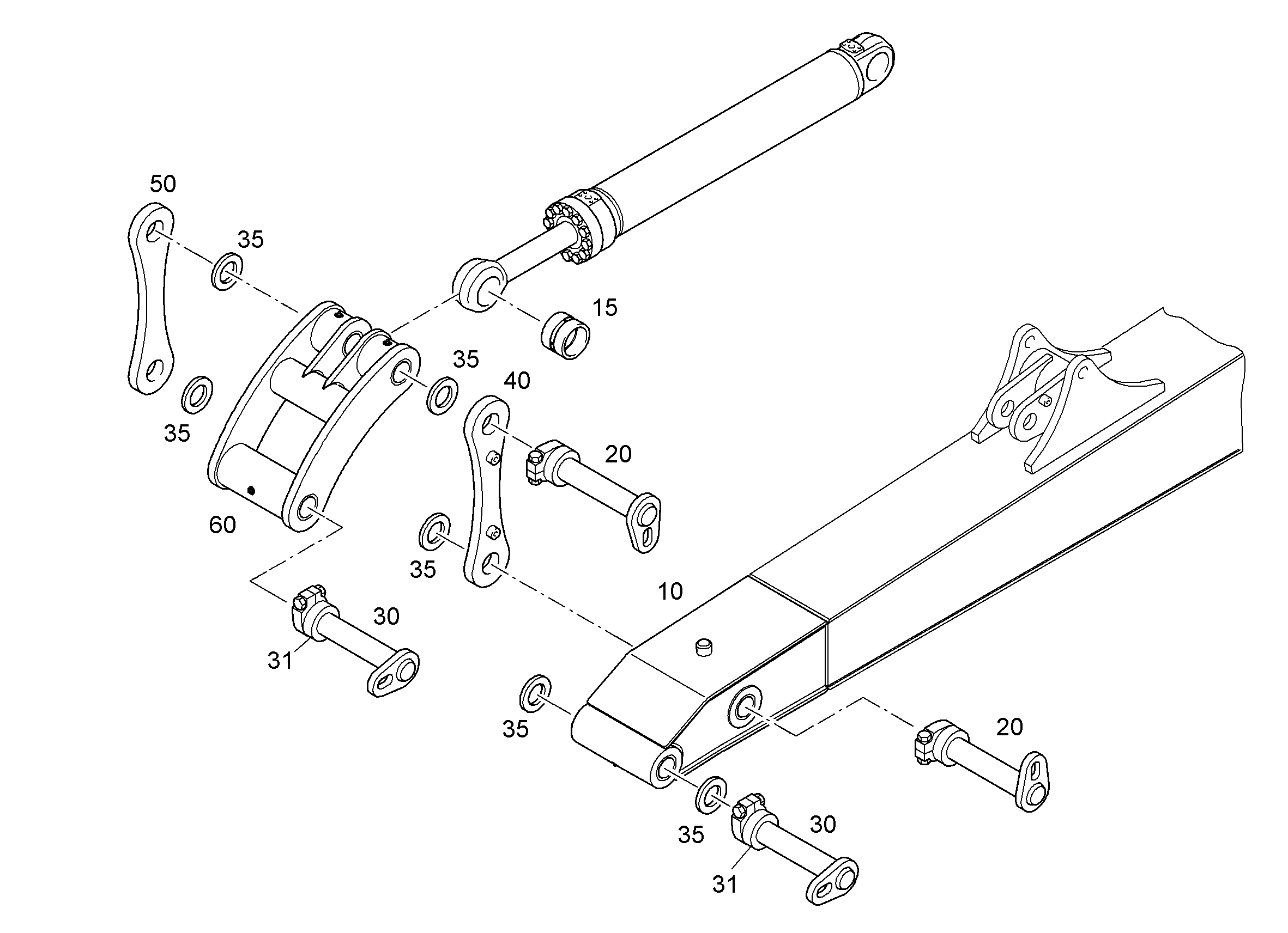 СЕРЬГА СОЕДИНИТЕЛЬНАЯ 9611611 LIEBHERR