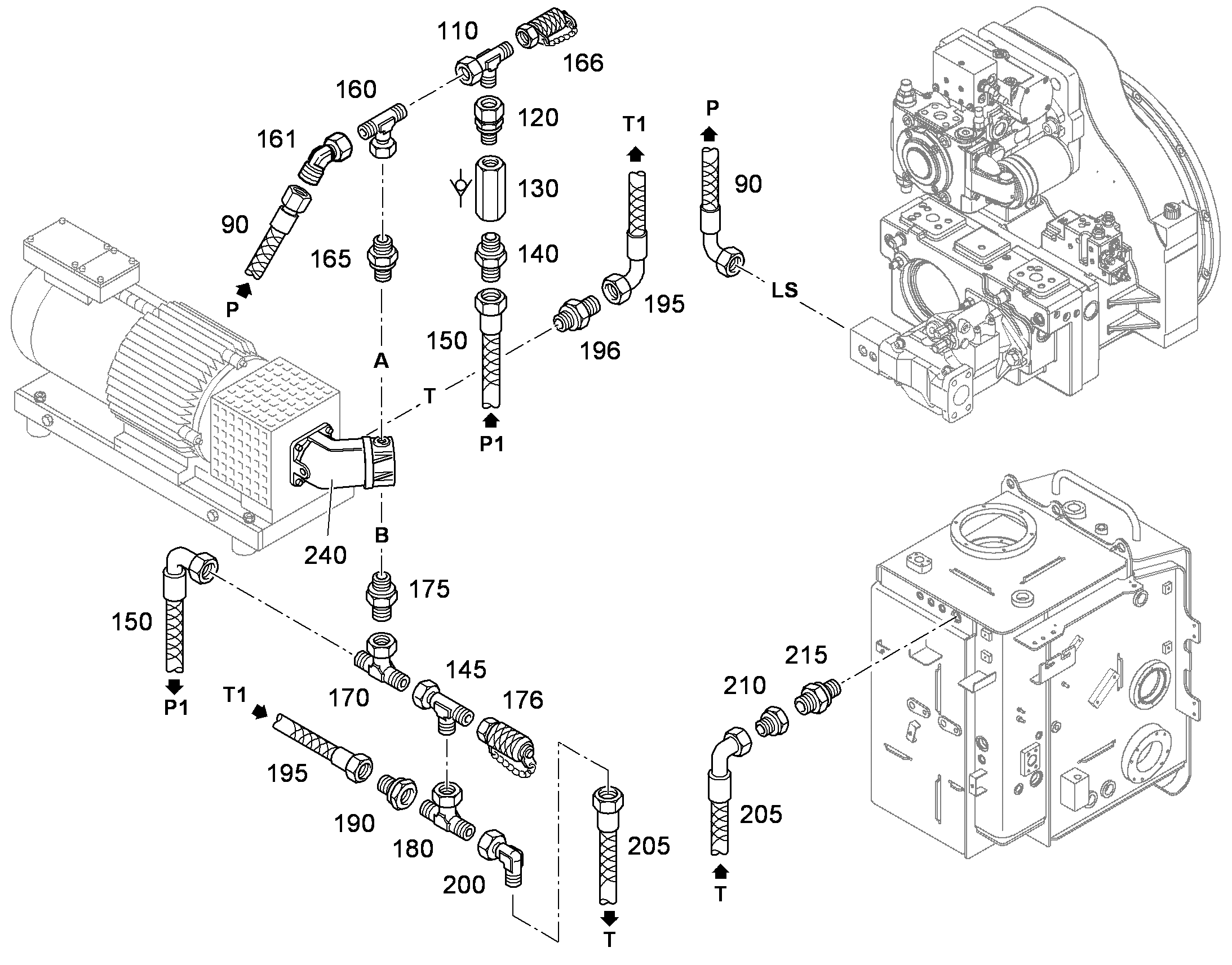 ШЛАНГ 20X1550 7018792 LIEBHERR