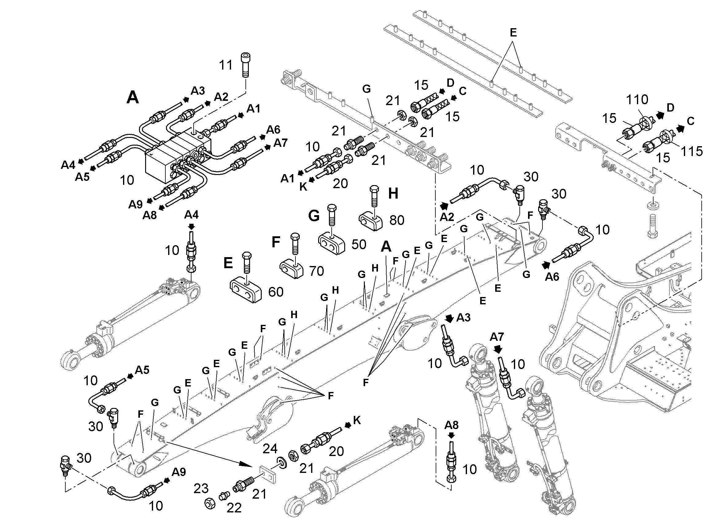 РАСПРЕДЕЛИТЕЛЬ MX-F 5/8 10295575 LIEBHERR