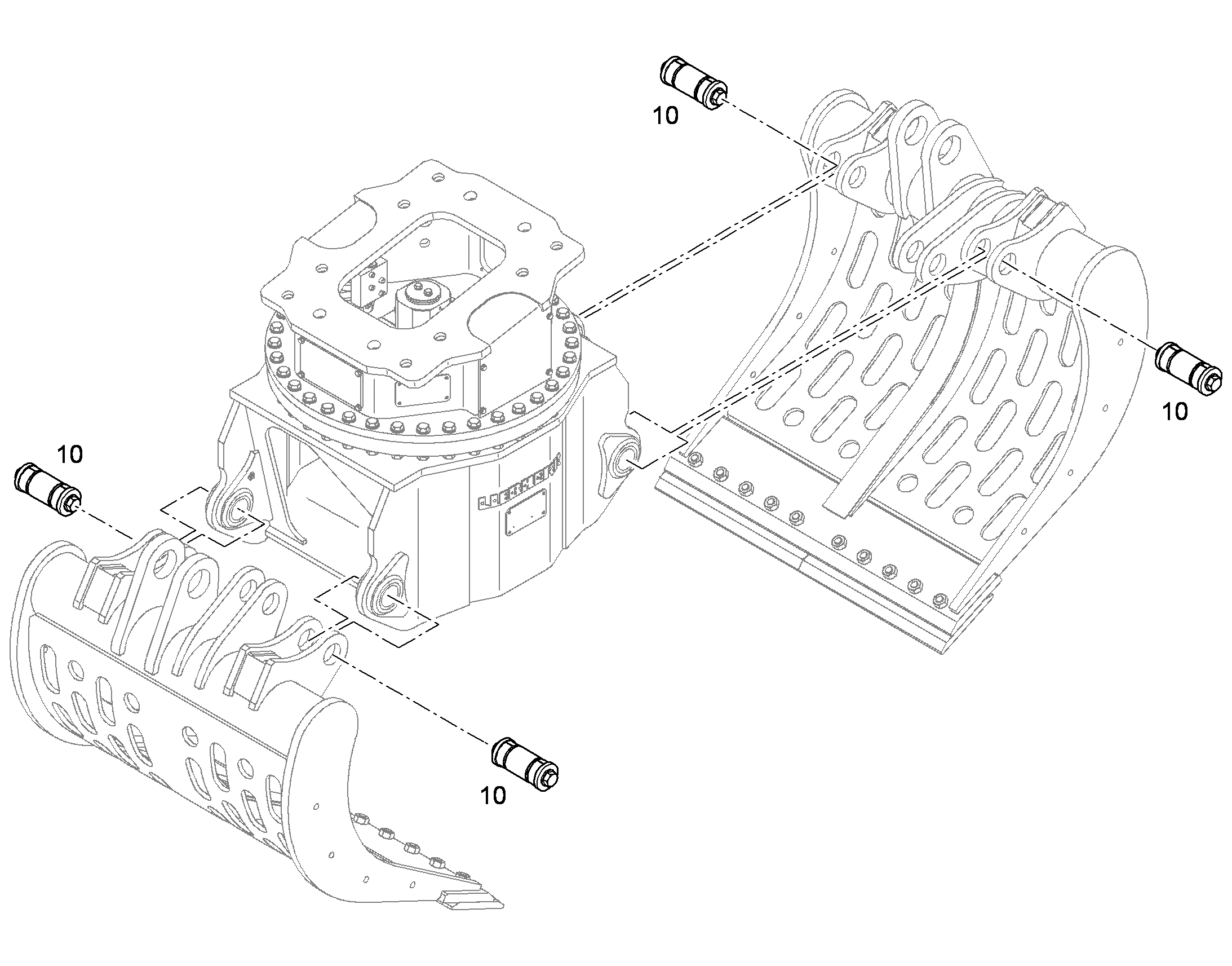 PASSFIX-БОЛТЫ 60X171X110 94072461 LIEBHERR