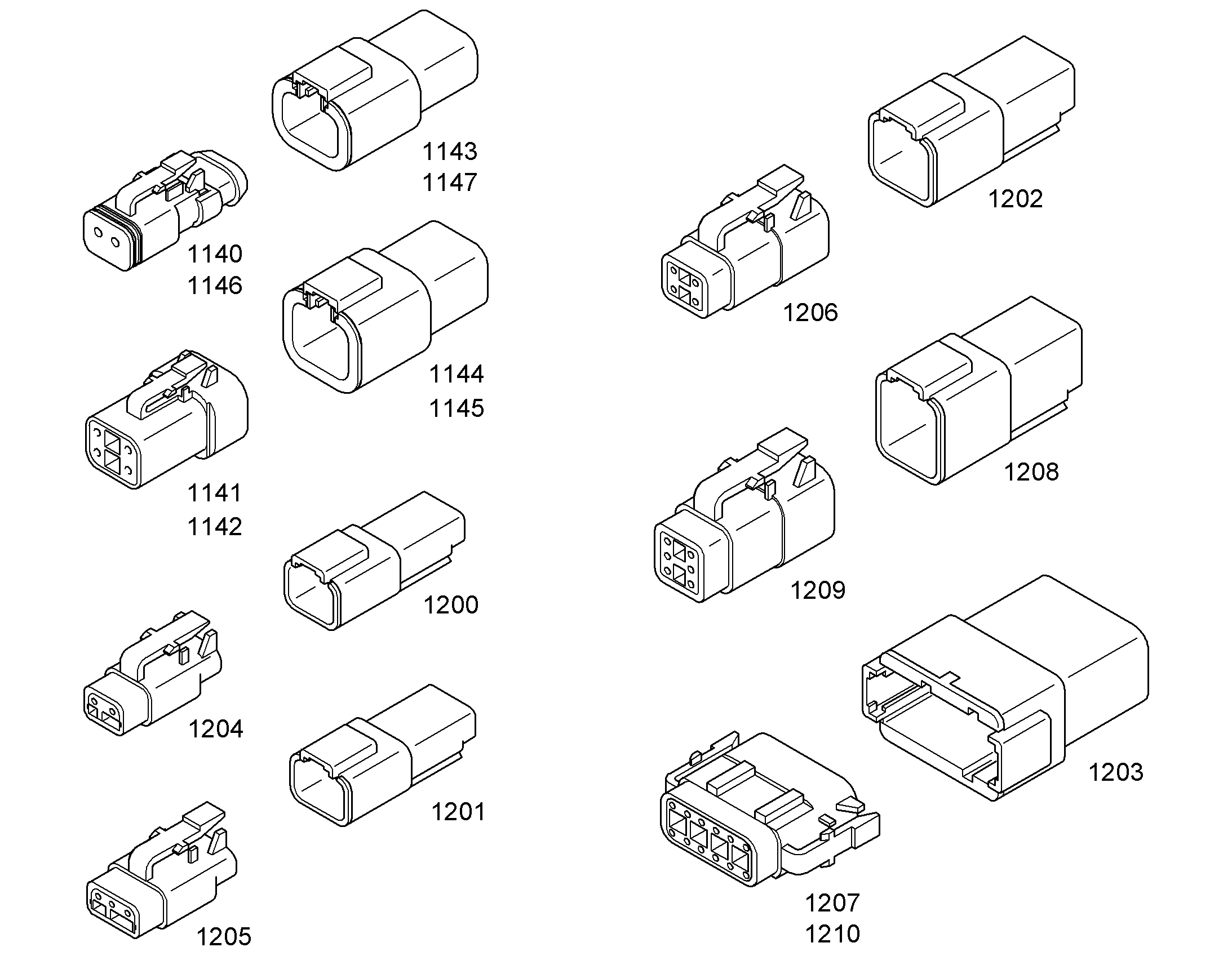 ШТЕКЕР DTM 6POL. 9596863 LIEBHERR