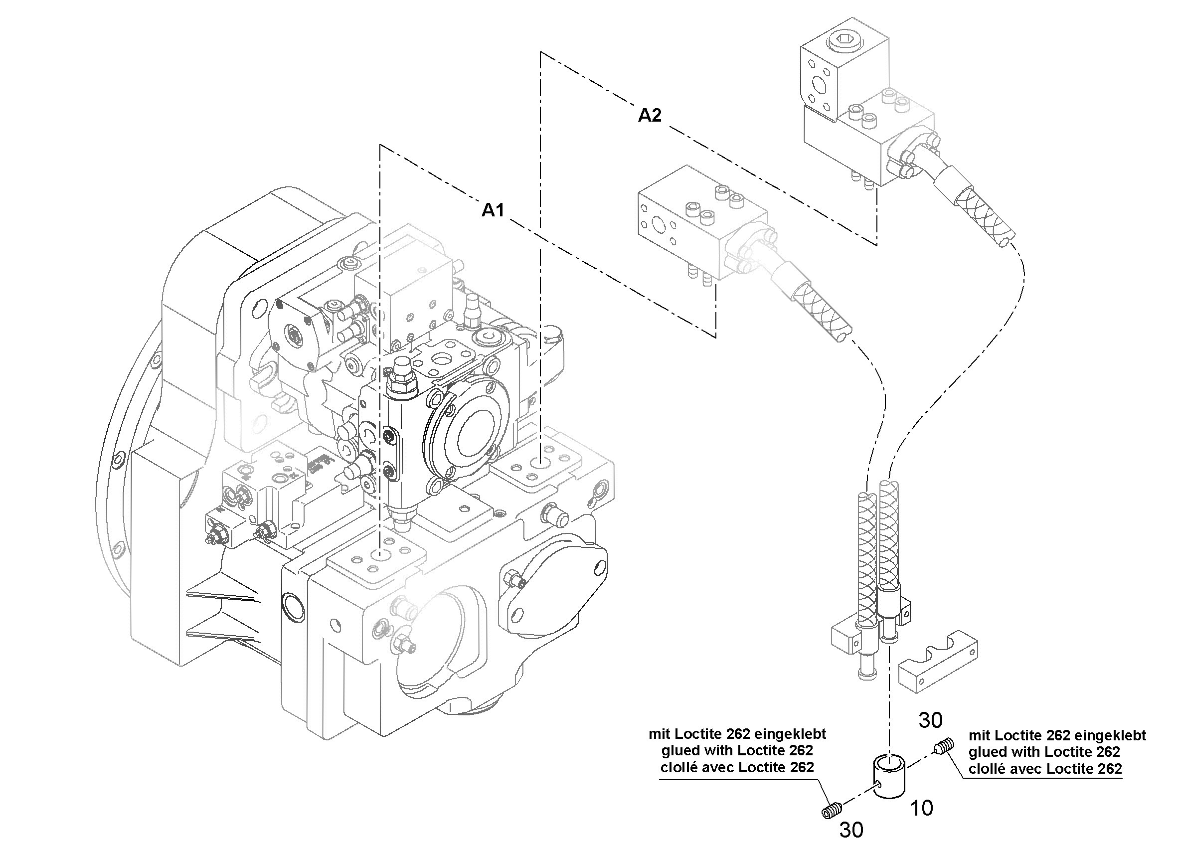 ГИЛЬЗА ОЦИНКОВАННАЯ 35,2X43X45 9622756 LIEBHERR