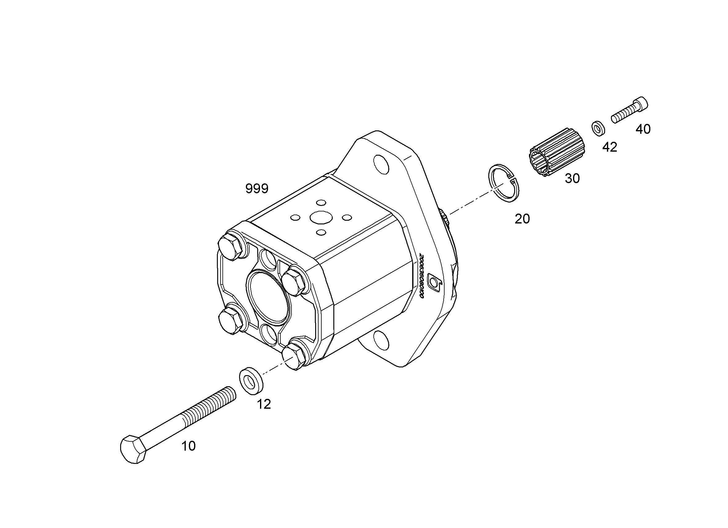 БОЛТ С ШЕСТИГРАННОЙ ГОЛОВКОЙ UNI 5737 M10X105 8.8 10356174 LIEBHERR