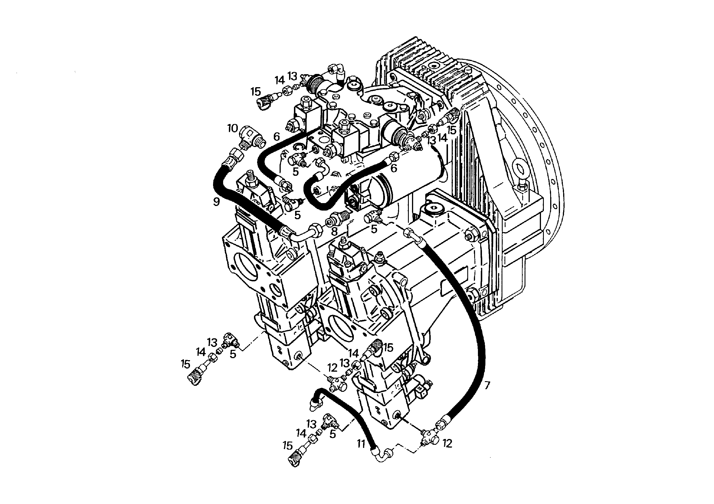 СОЕДИНЕНИЕ ПОВОРОТНОЕ РЕЗЬБ. DSVT 8S M 7404253 LIEBHERR