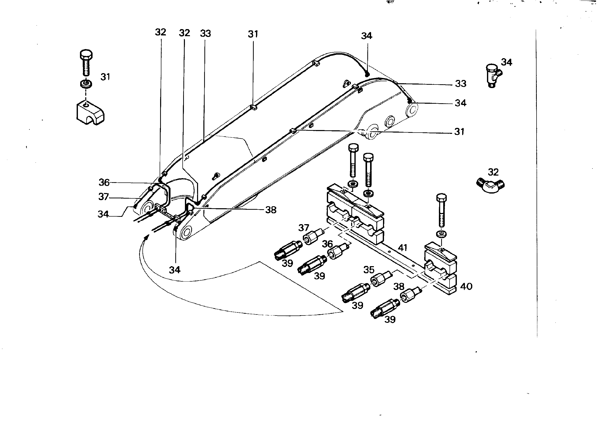 СМАЗОЧНАЯ ЛИНИЯ, КОМПЛЕКТ 9331544 LIEBHERR