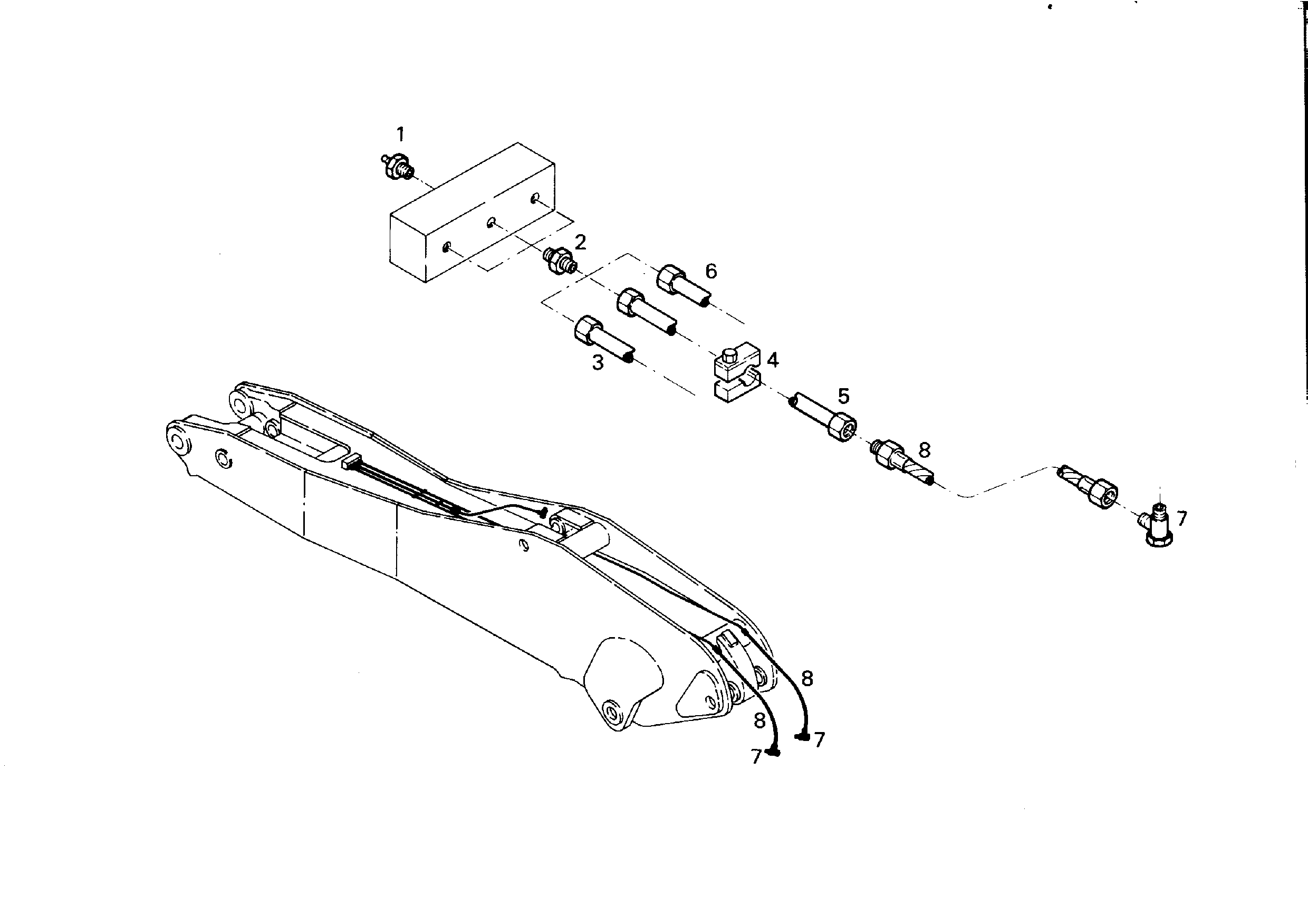 СМАЗОЧНАЯ ЛИНИЯ, КОМПЛЕКТ 9338243 LIEBHERR