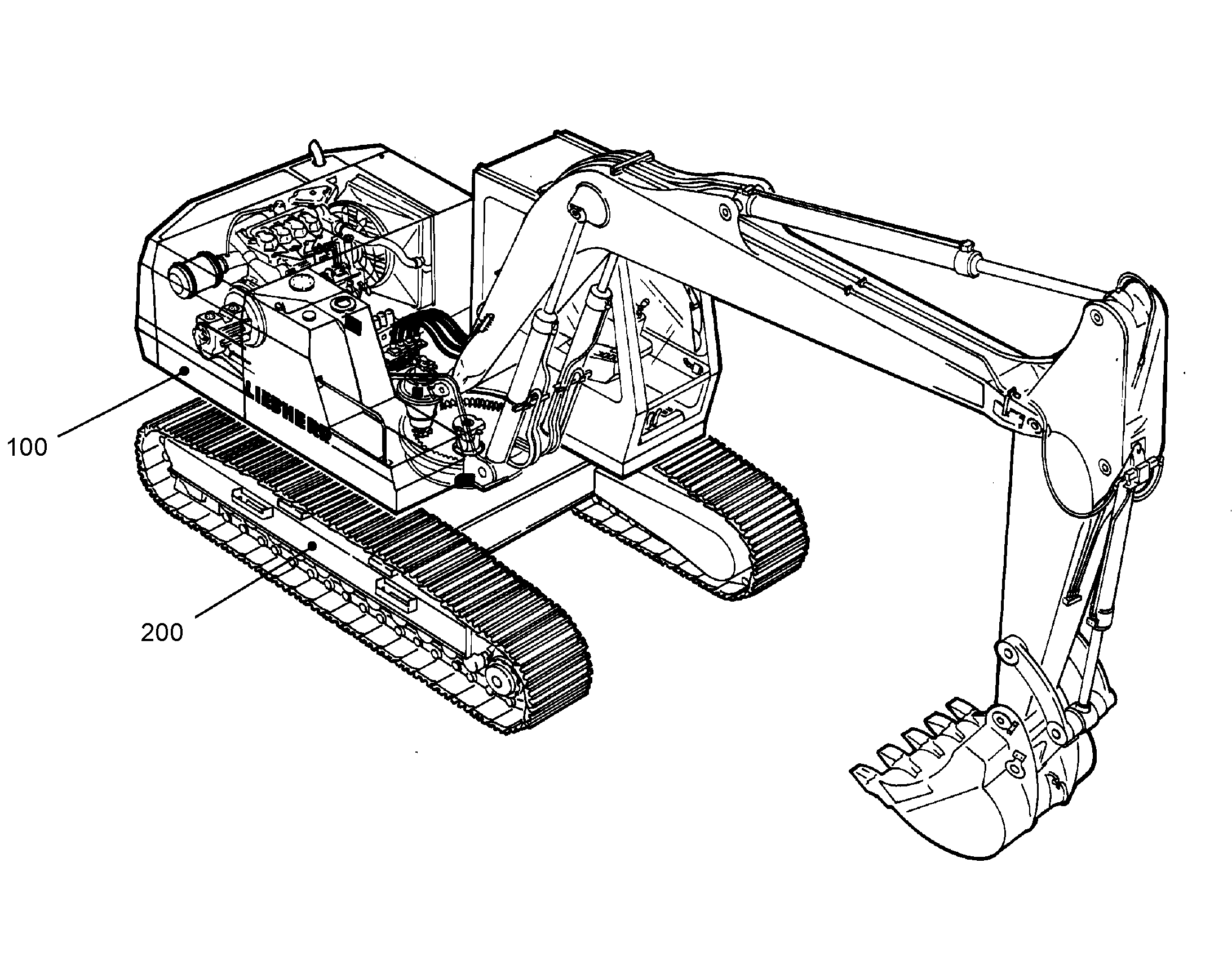 ХОДОВОЕ УСТРОЙСТВО, КОМПЛЕКТ 9687101 LIEBHERR