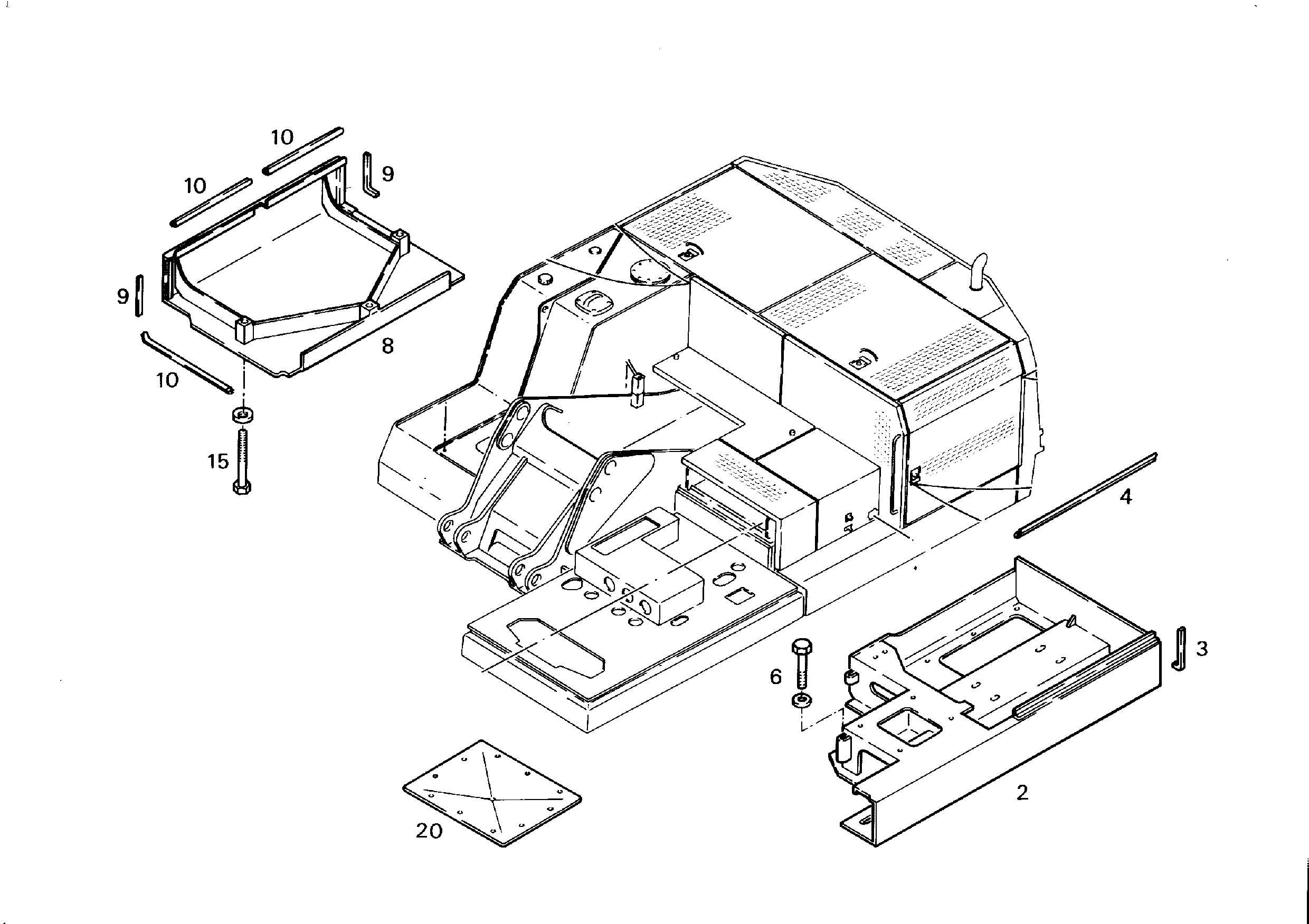 ДЕТАЛИ КРЕПЛЕНИЯ 9346907 LIEBHERR
