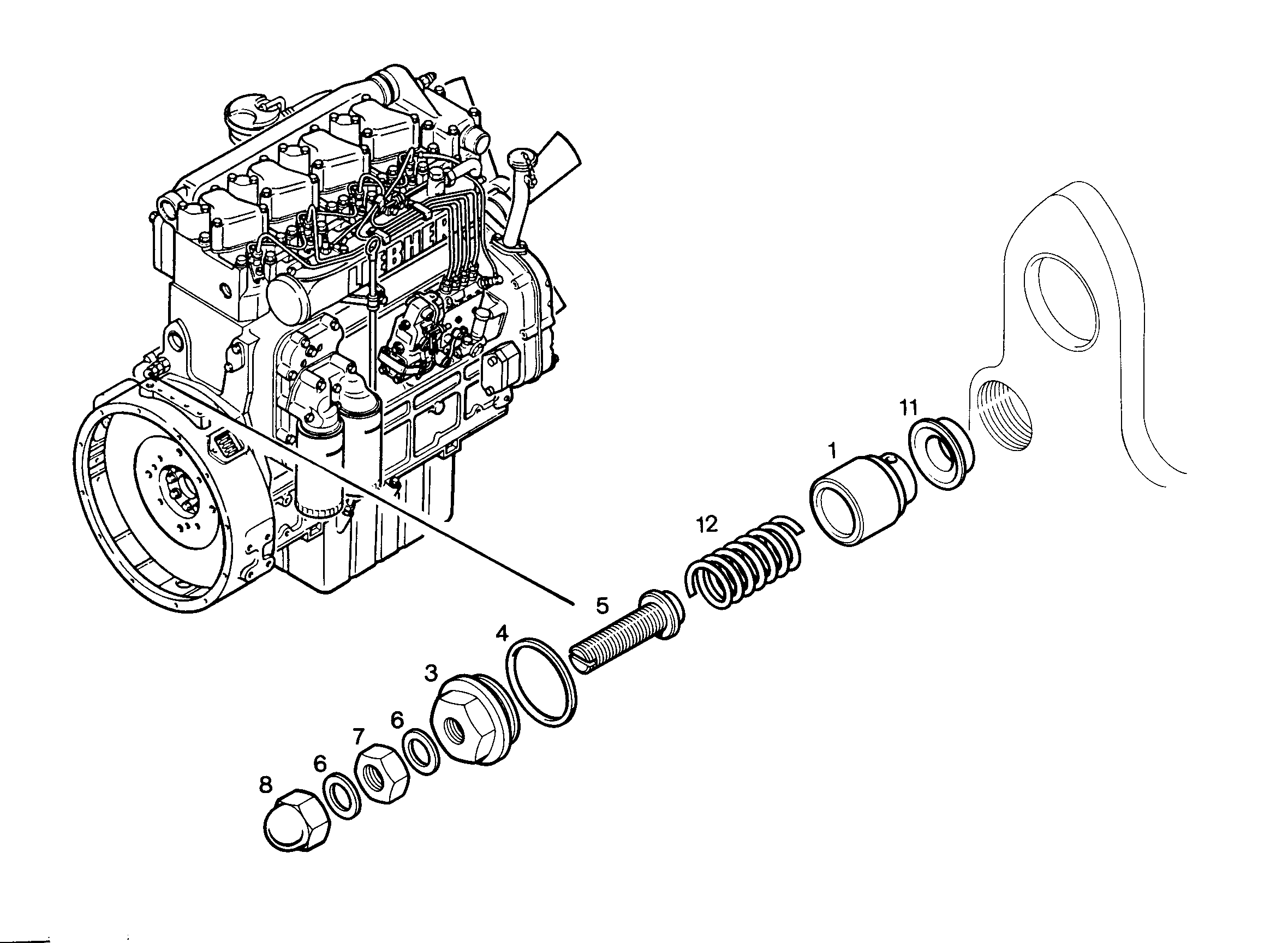 ПРОКЛАДКА DIN 7603 A 12X18 4000278 LIEBHERR