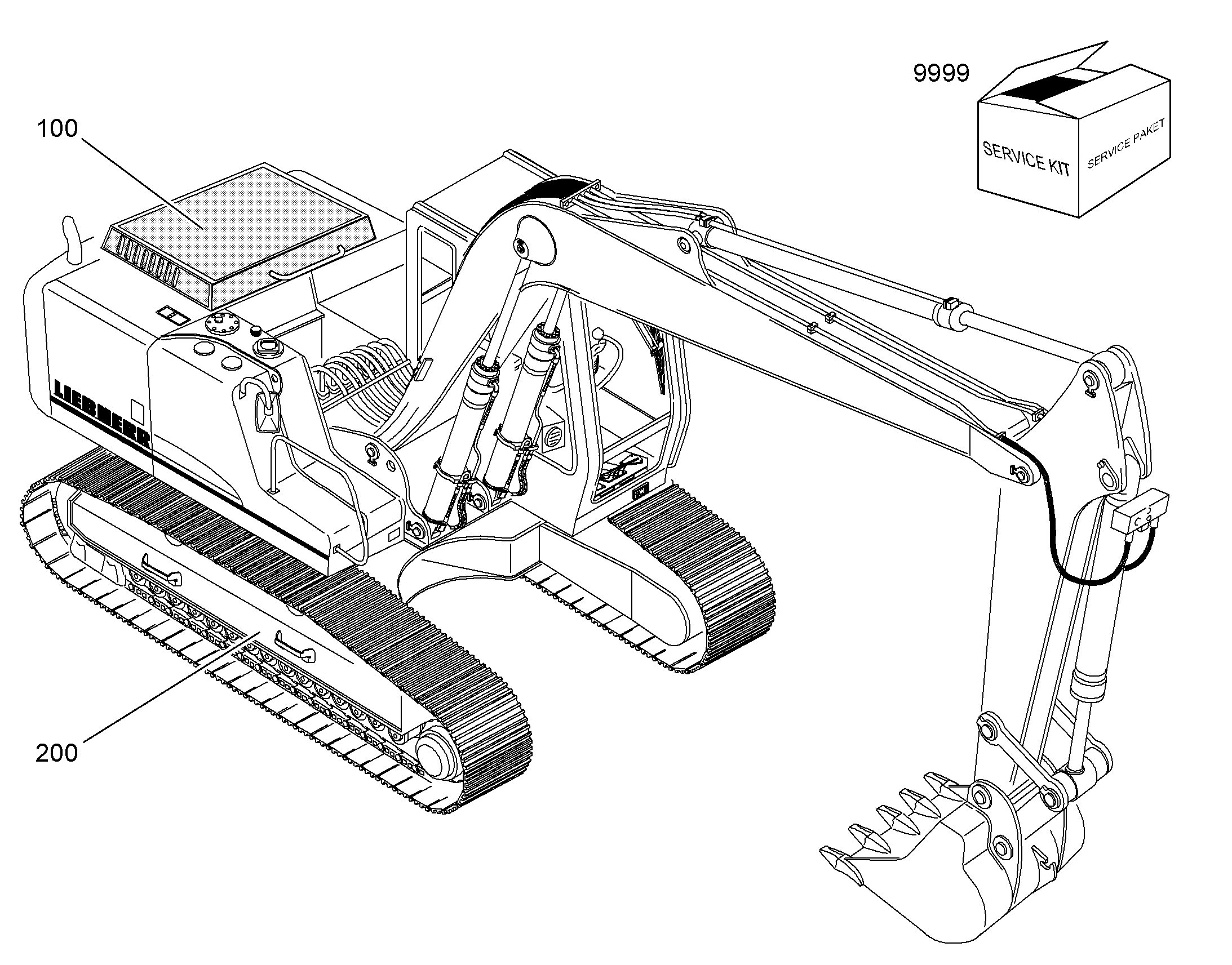 КАТАЛОГ ПОВОРОТНОЙ ПЛАТФОРМЫ 10070074 LIEBHERR