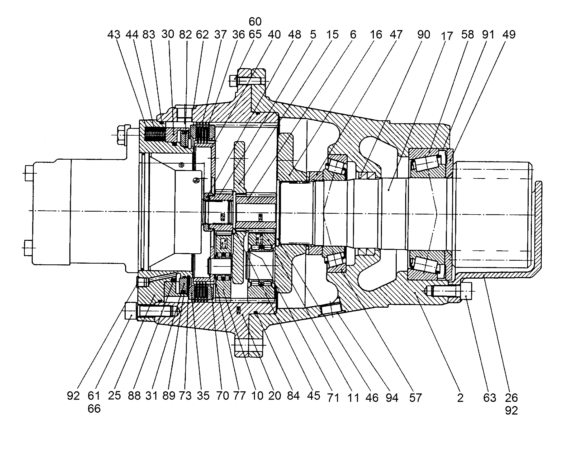 ГАЙКА РЕГУЛИРОВОЧНАЯ 9441559 LIEBHERR