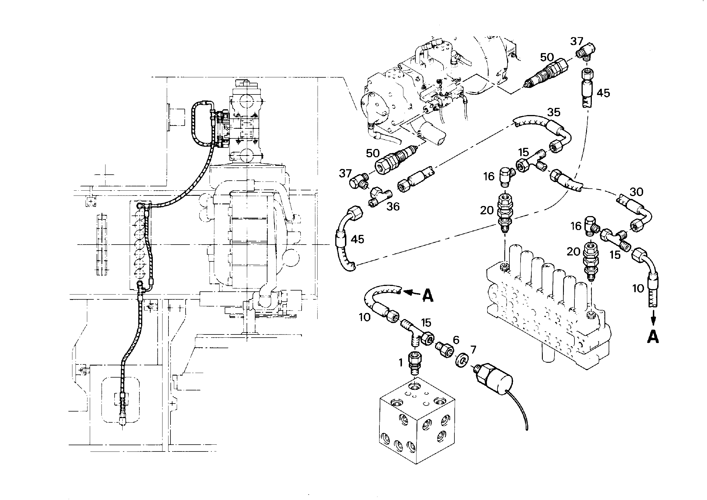 КОНТР.СМАЗКИ ПОВОРОТНОГО КРУГА 9270715 LIEBHERR