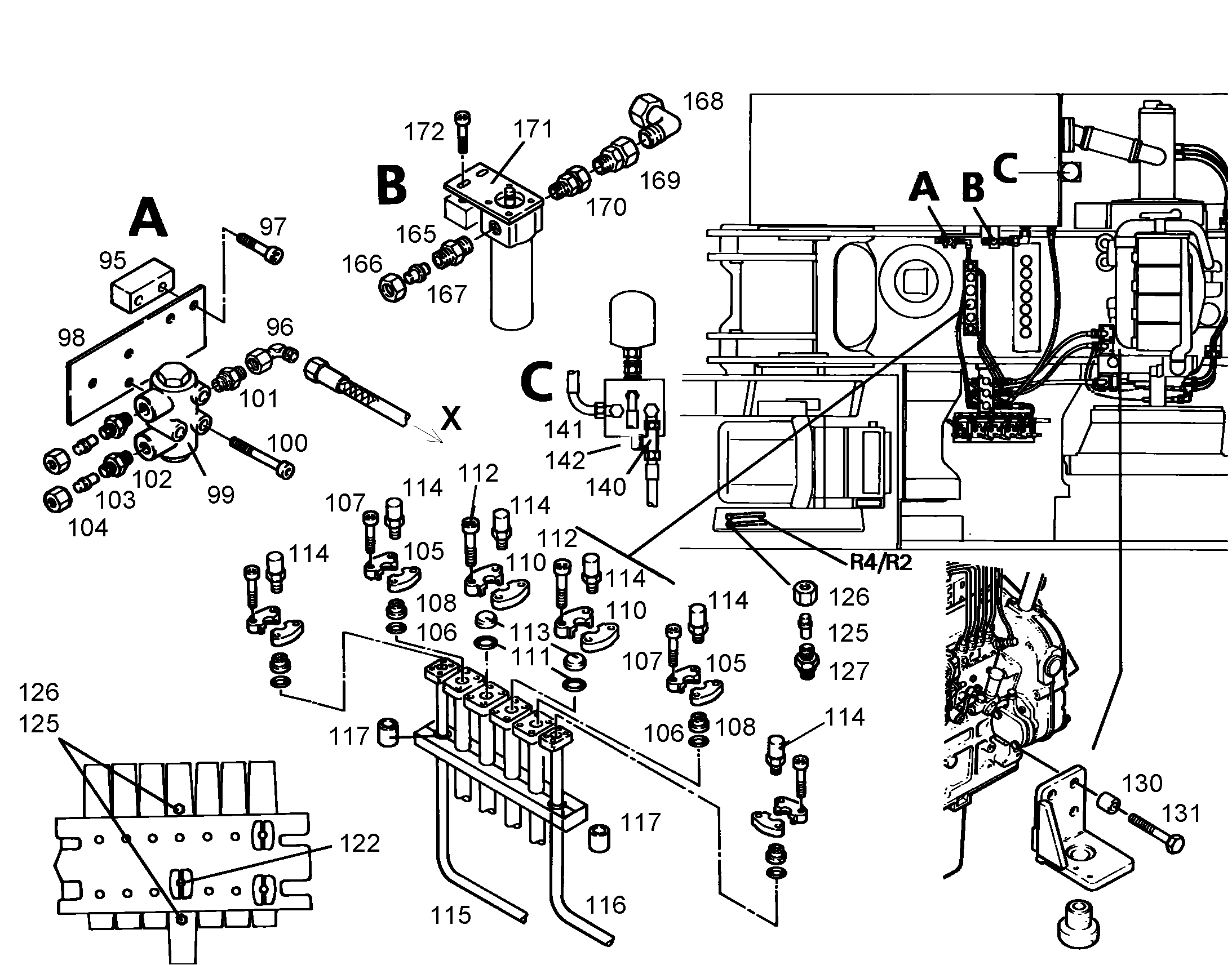 ФЛАНЕЦ-ЗАГЛУШКА SAE 9358974 LIEBHERR