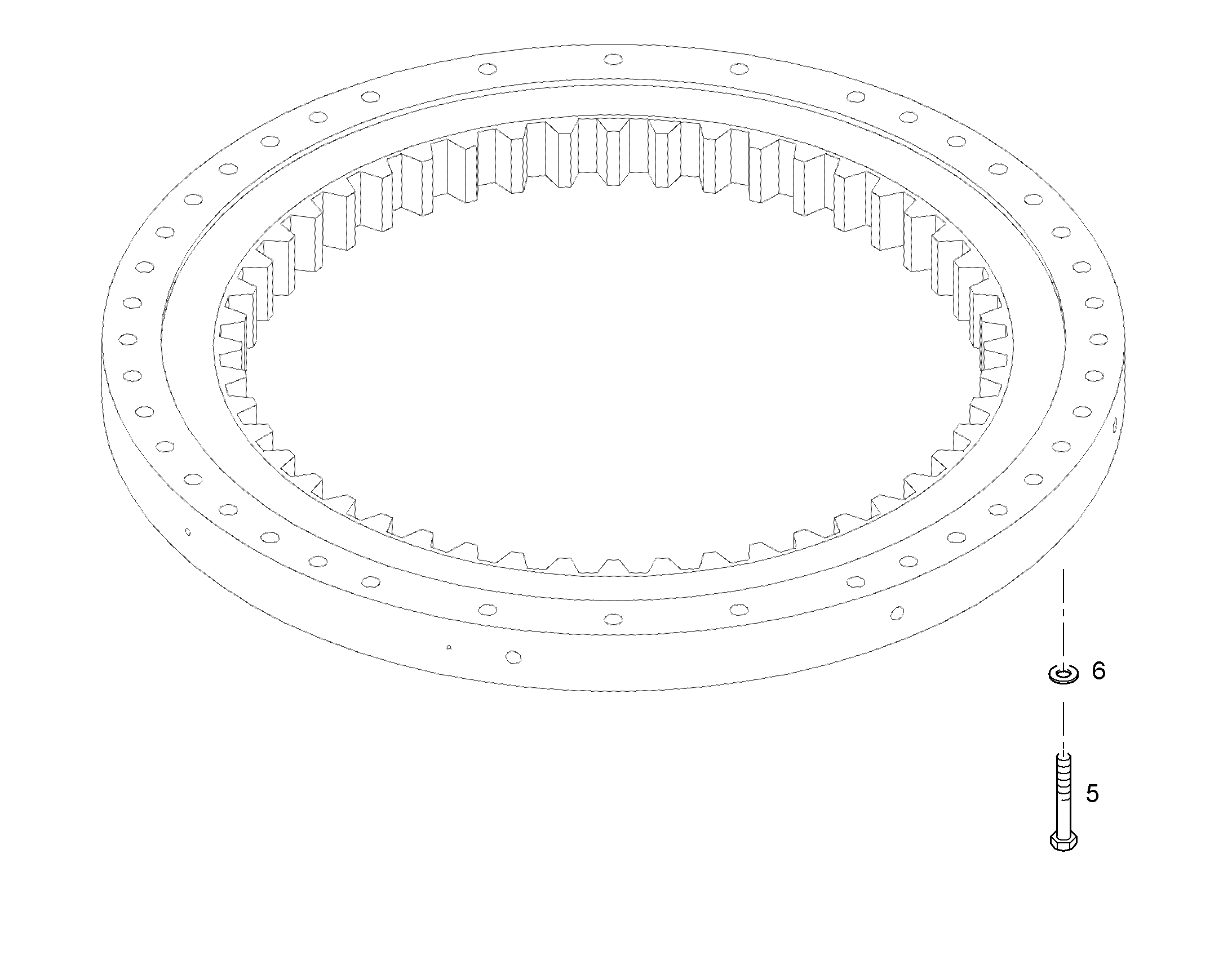 БОЛТ С ШЕСТИГРАННОЙ ГОЛОВКОЙ ISO 4017 M24X90 10.9 FLZN 10425737 LIEBHERR