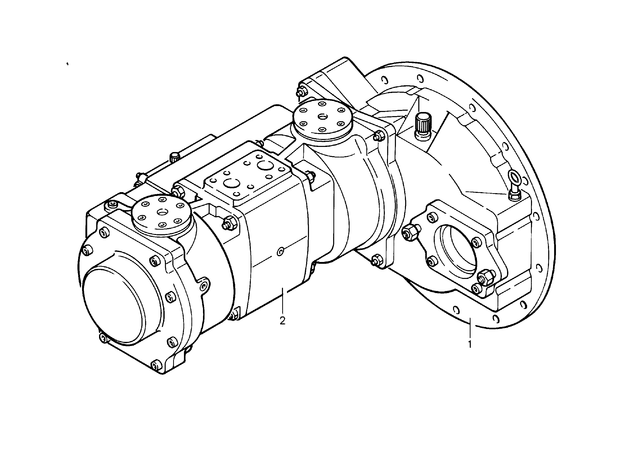 ЗАМЕНА-РАСПР. КОРОБКА НАСОСОВ 5991831 LIEBHERR