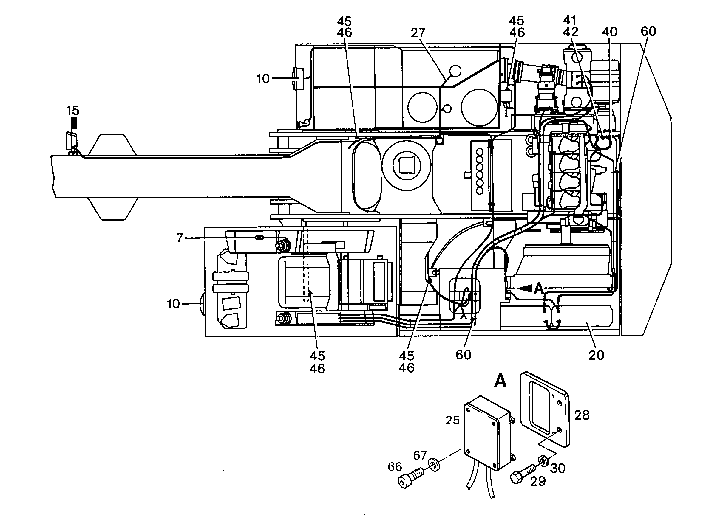 ПРОЖЕКТОР В СБОРЕ 9366146 LIEBHERR