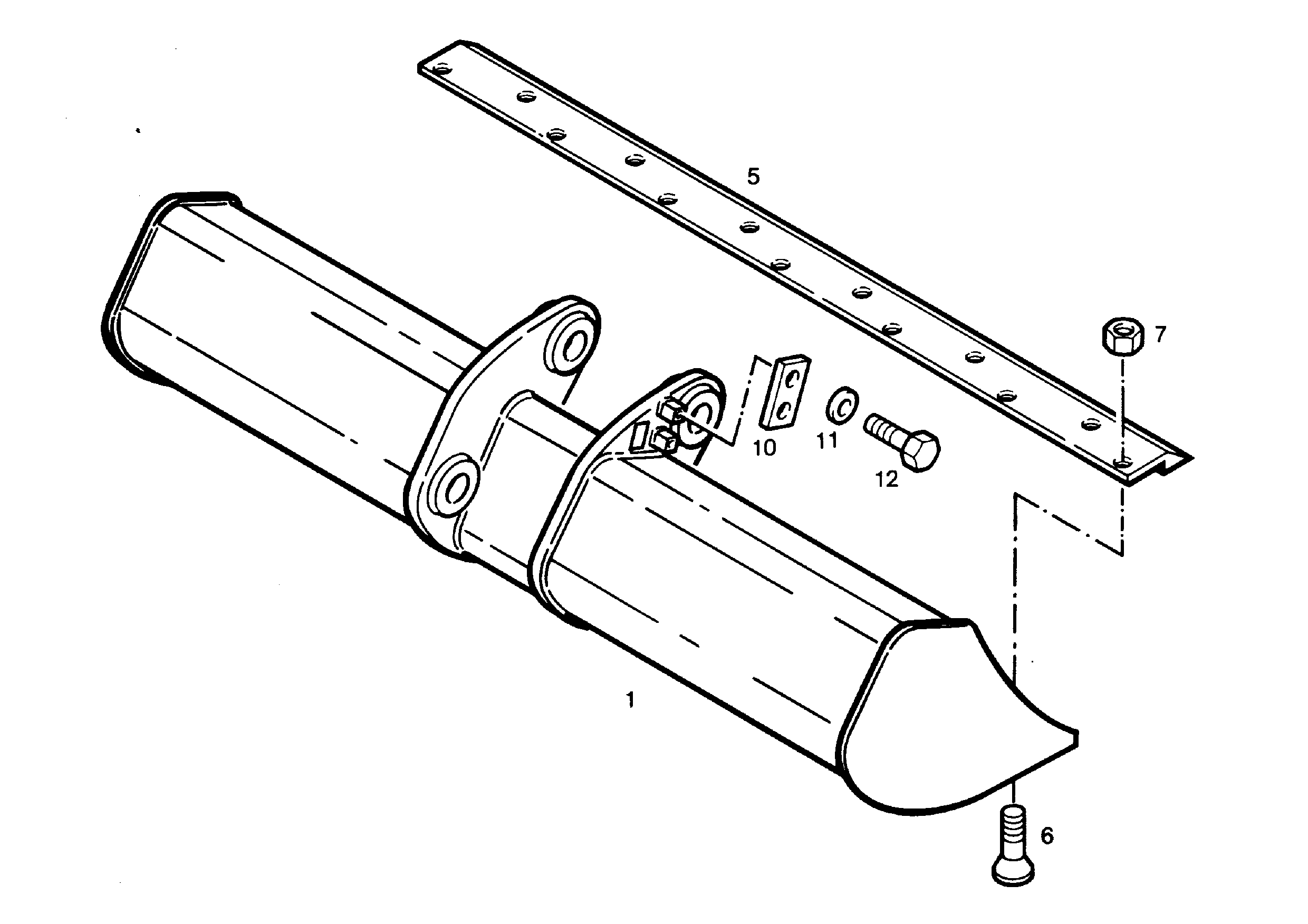 КОВШ КАНАВООЧИСТИТЕЛЯ 2000mm 0,45m³ 9199394 LIEBHERR