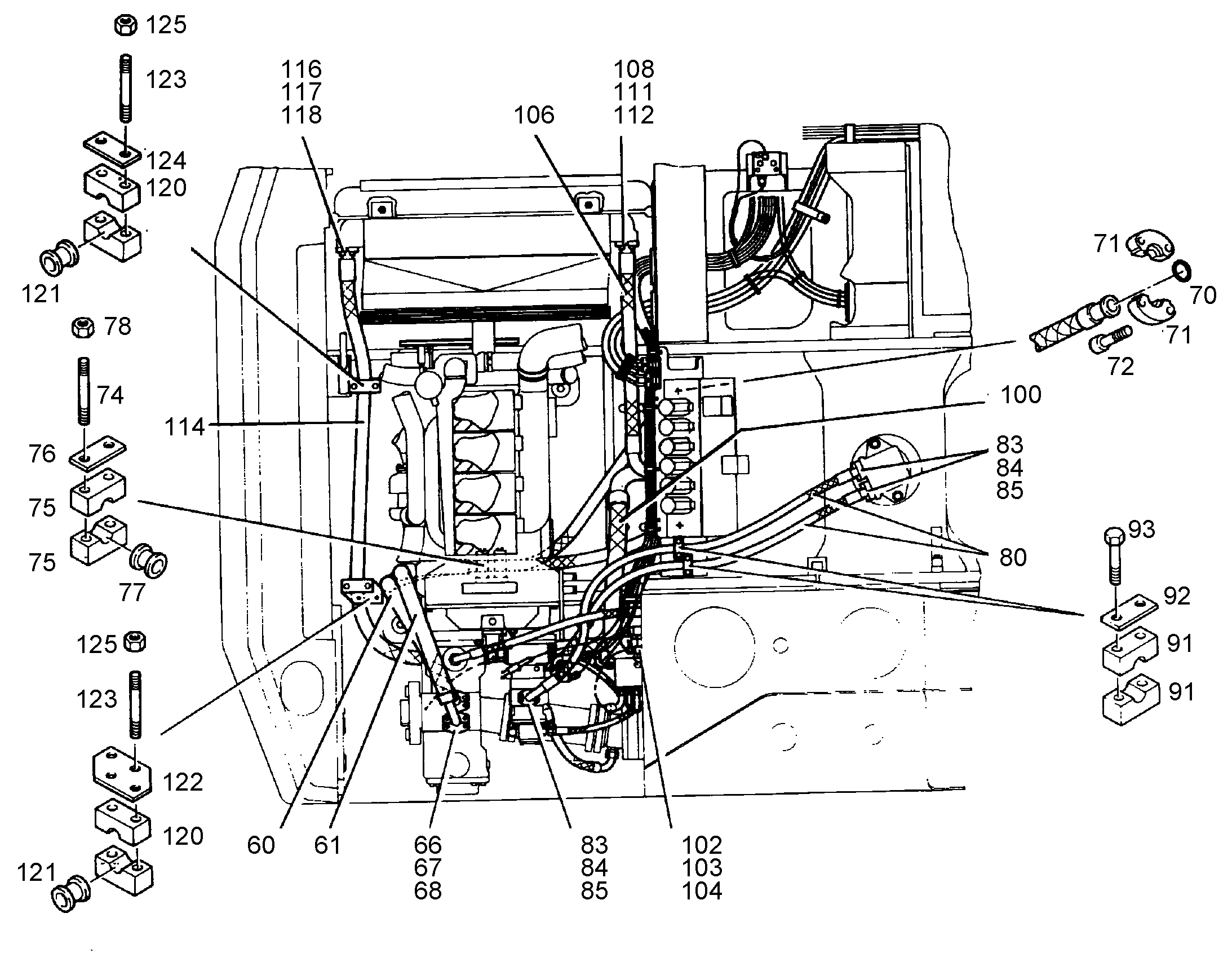 ШЛАНГ 20X1700 5608735 LIEBHERR
