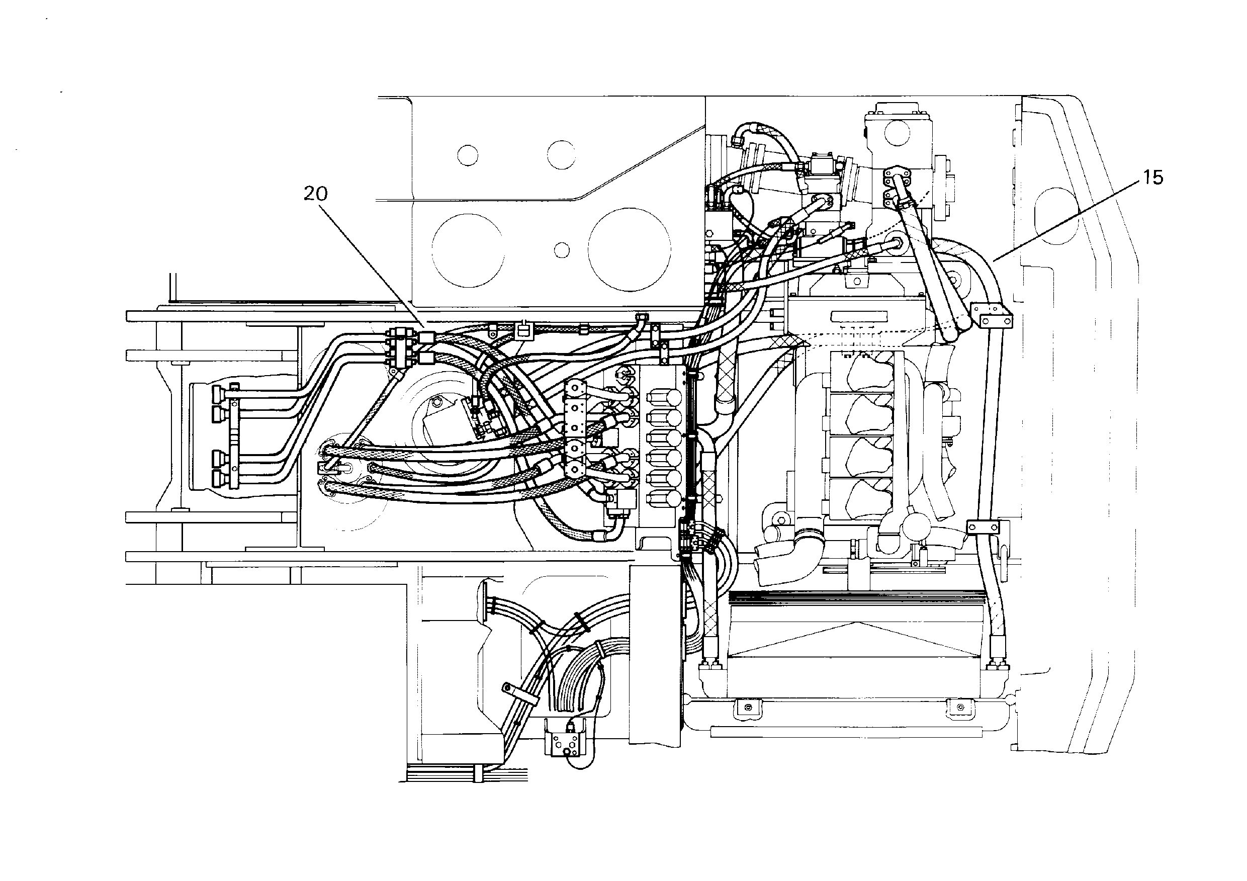 ГИДР.УСТ.ПЕРЕД Г-РАСПР. 9390183 LIEBHERR