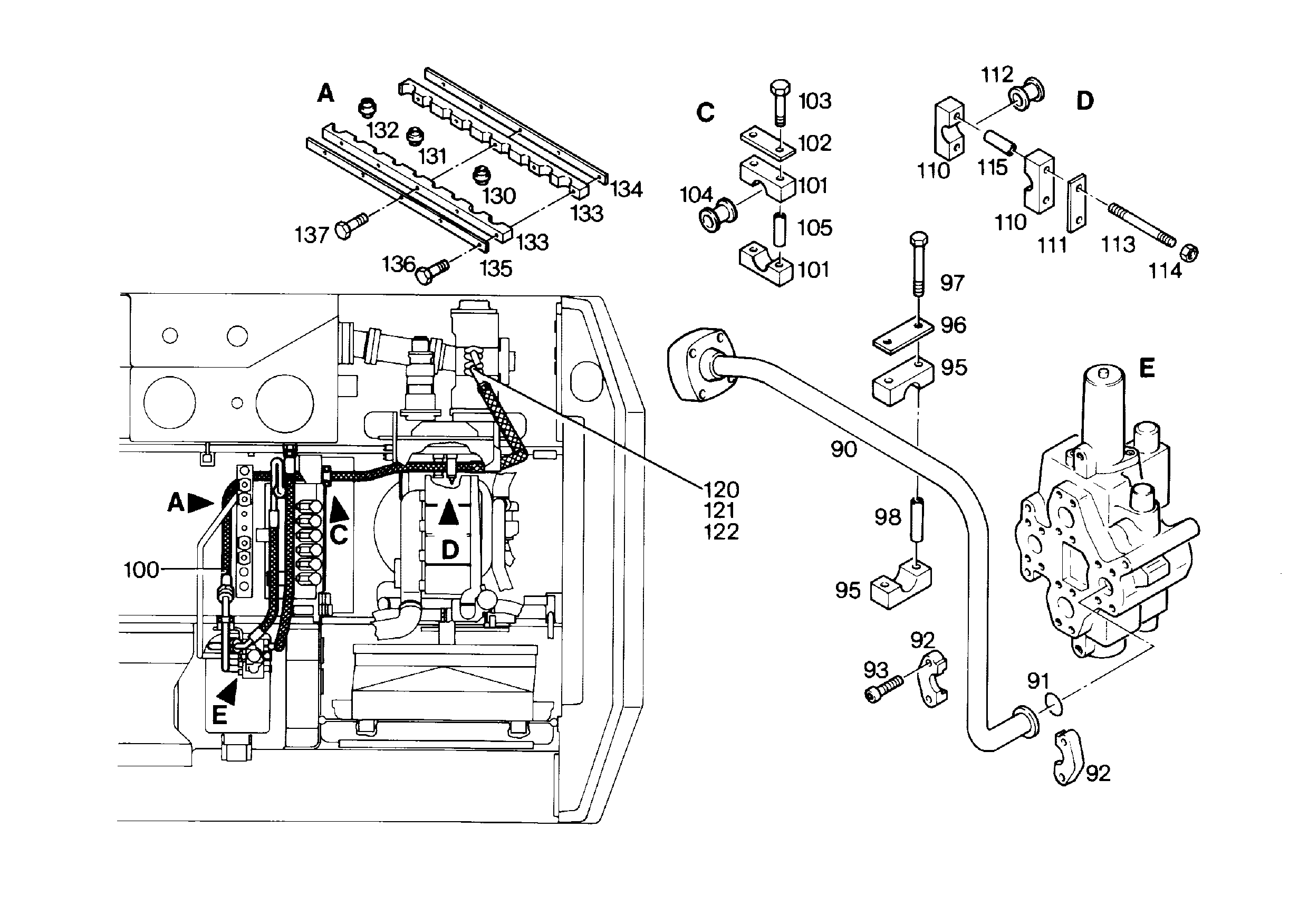 ПЛИТА ПЕРЕКРЫВАЮЩАЯ L-DP 3 ST-ZN 5608702 LIEBHERR