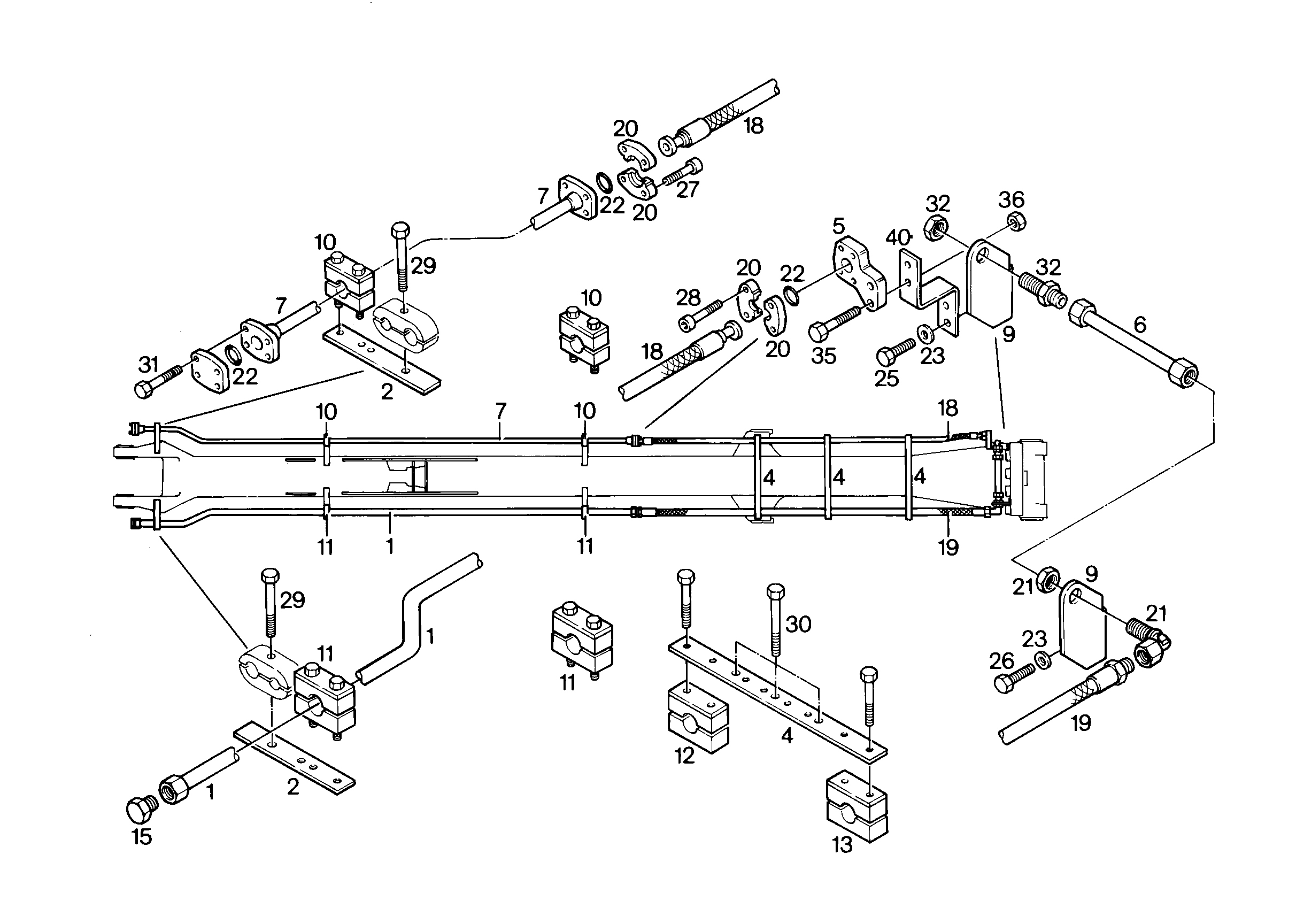 СКОБА ДЛЯ КРЕПЛЕНИЯ ШЛАНГА 9492502 LIEBHERR