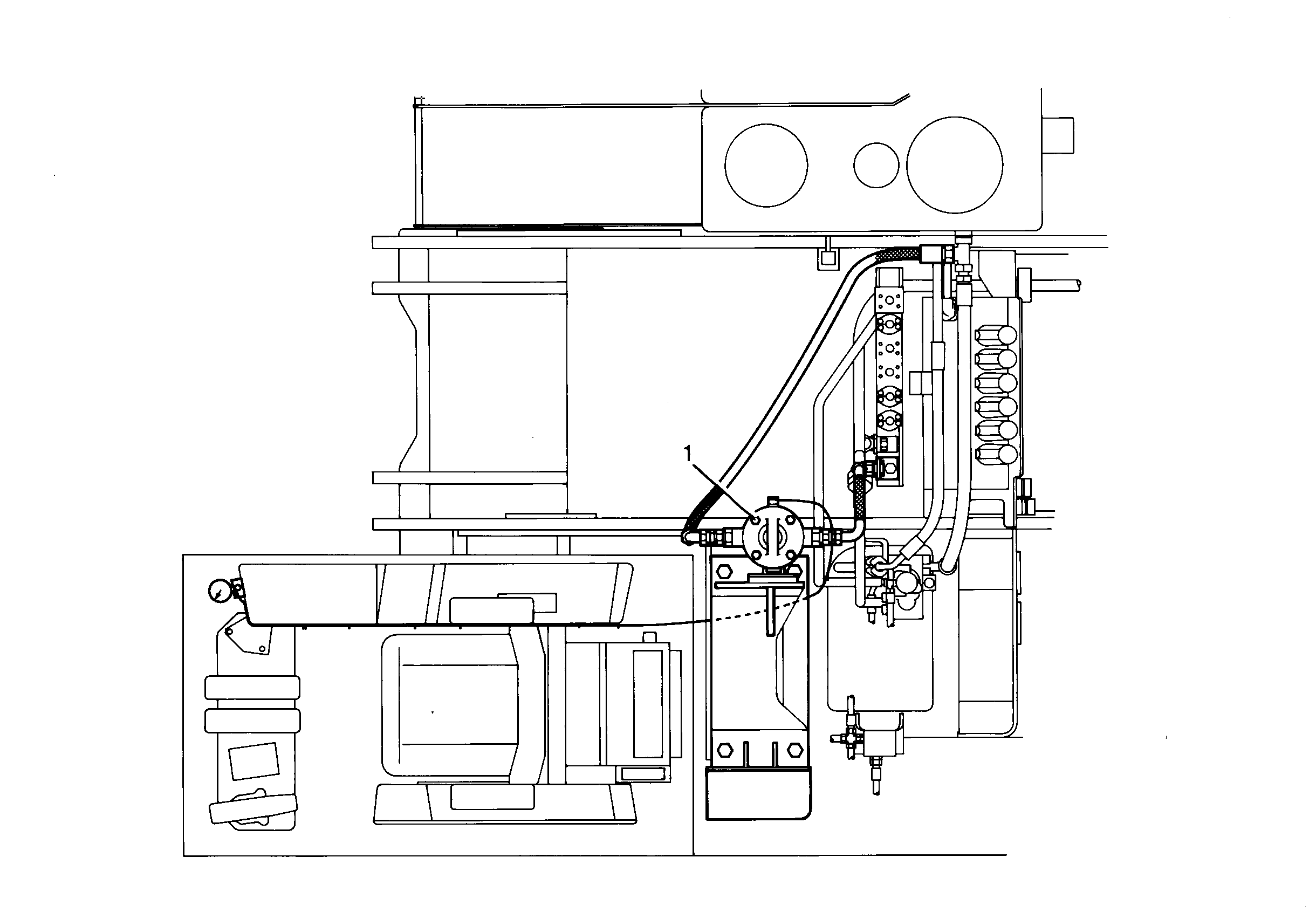 ДООБОРУД. ФИЛЬТР, УСТАНОВКА 9384640 LIEBHERR