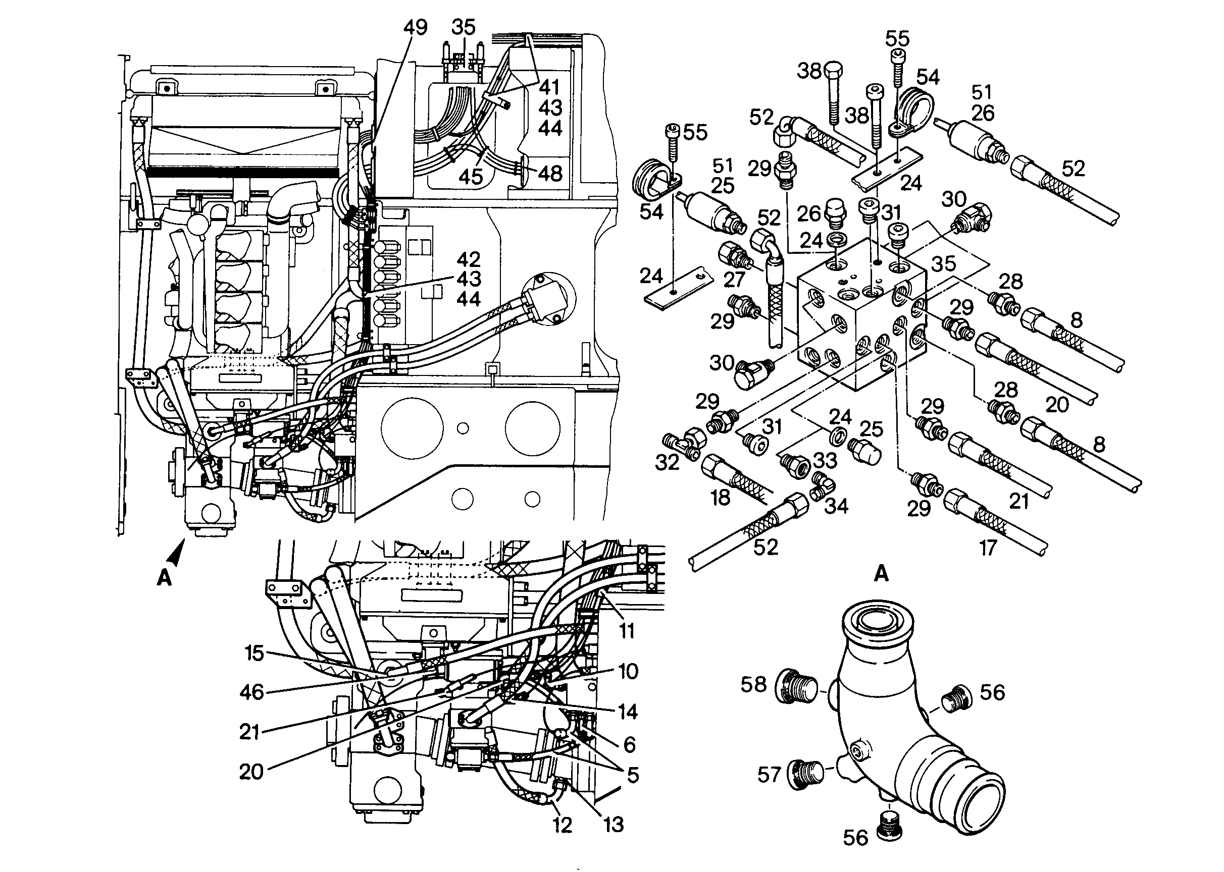 ШЛАНГ 25X490 5610514 LIEBHERR