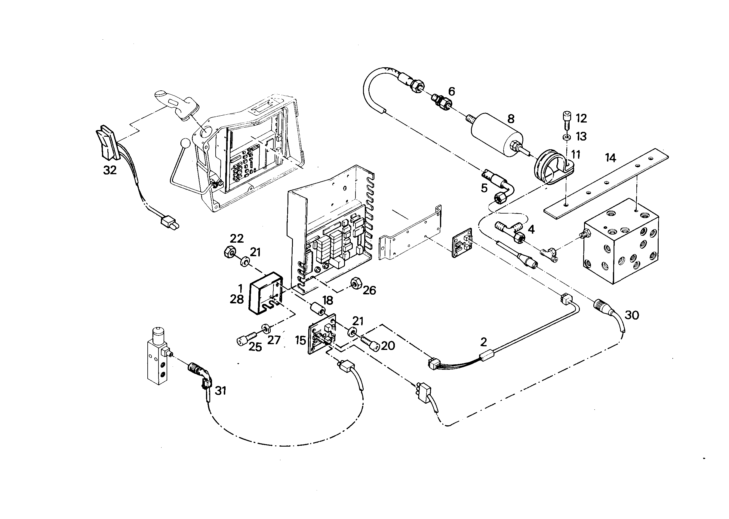 КОМПЛЕКТ ПРОВОДОВ A4-A4 9386948 LIEBHERR