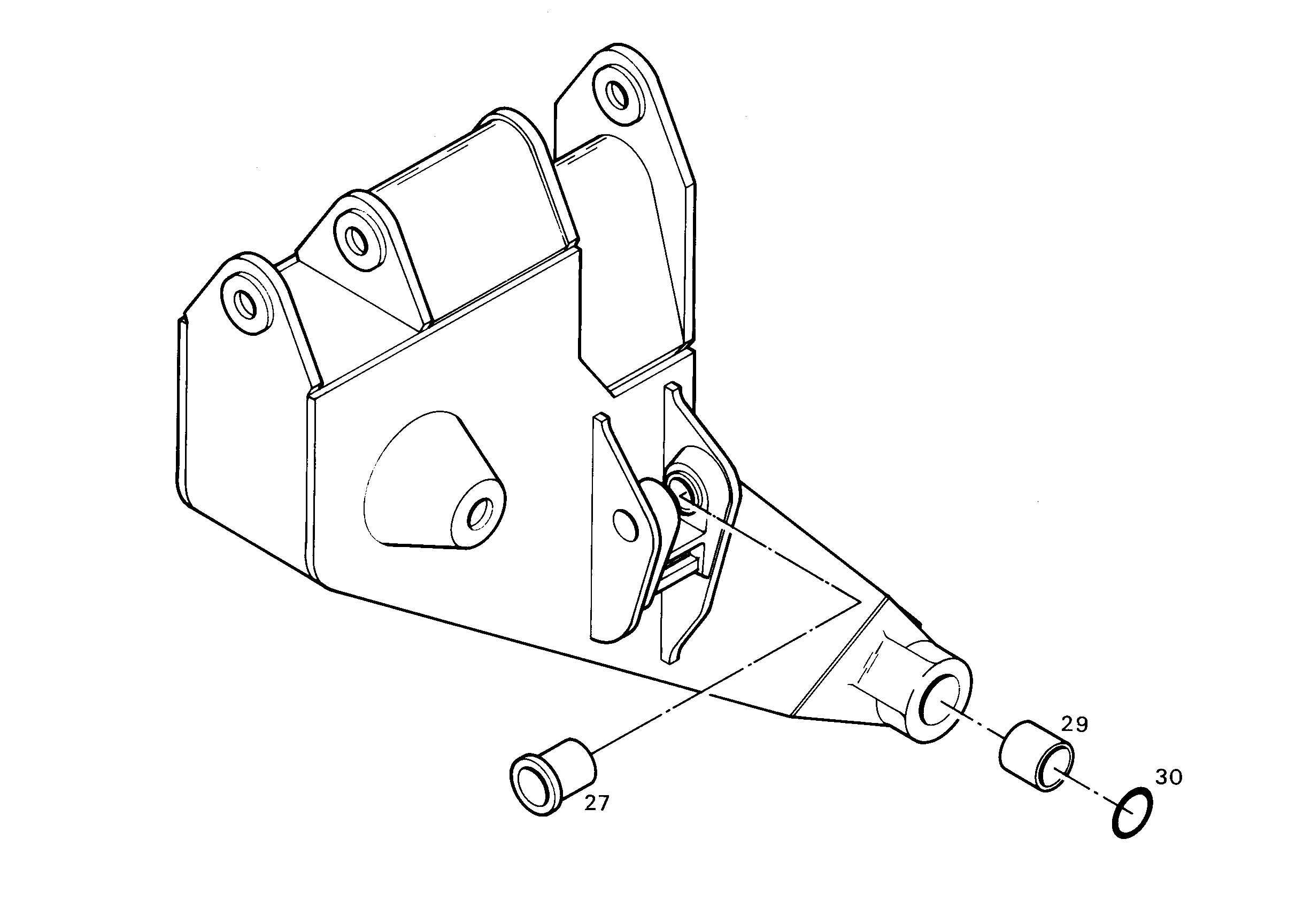 СТАЛЬНАЯ ВТУЛКА D 60/80X60 9387796 LIEBHERR
