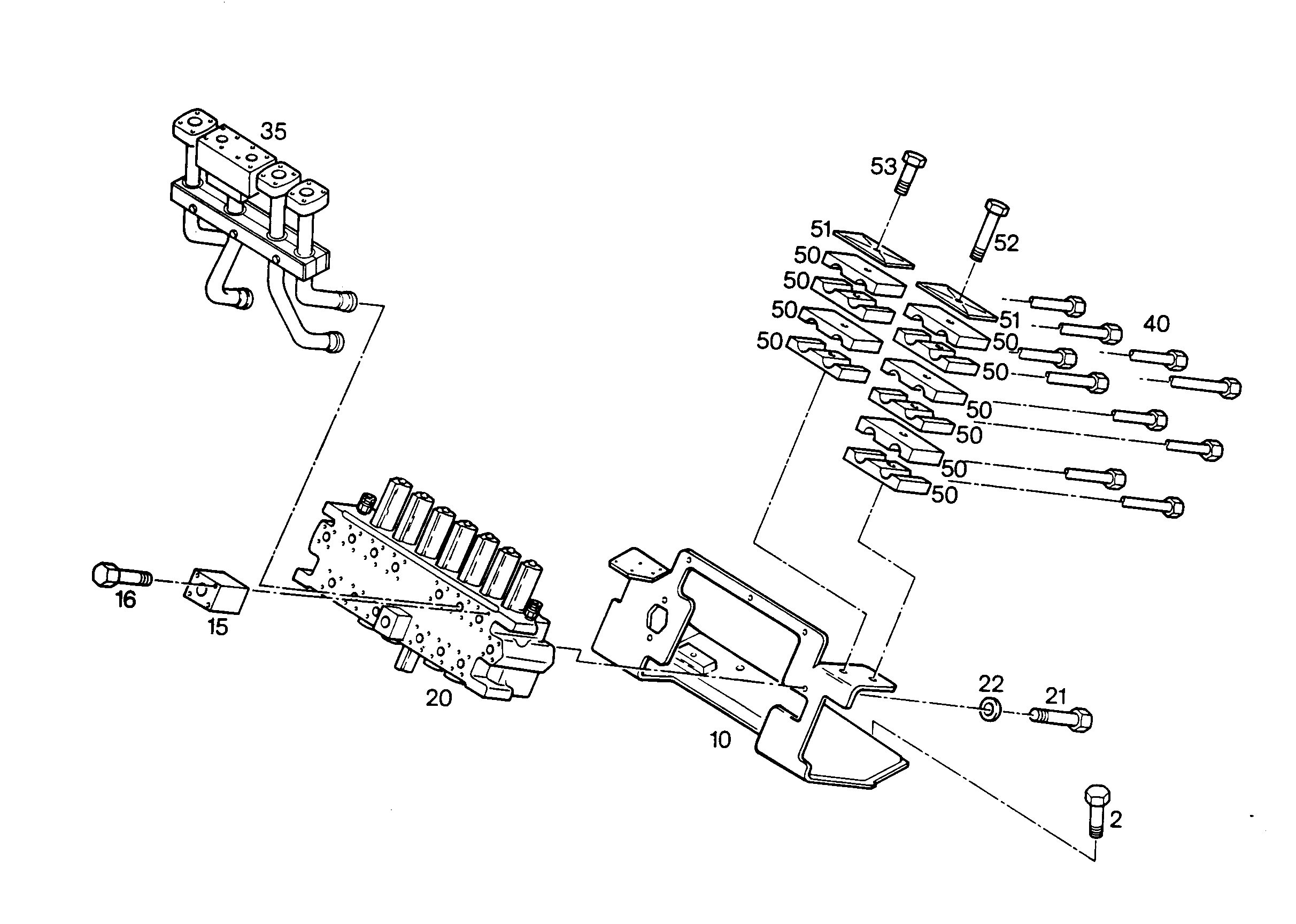 ЛИНИЯ УПРАВЛЯЮЩАЯ КОМПЛЕКТ 9392054 LIEBHERR