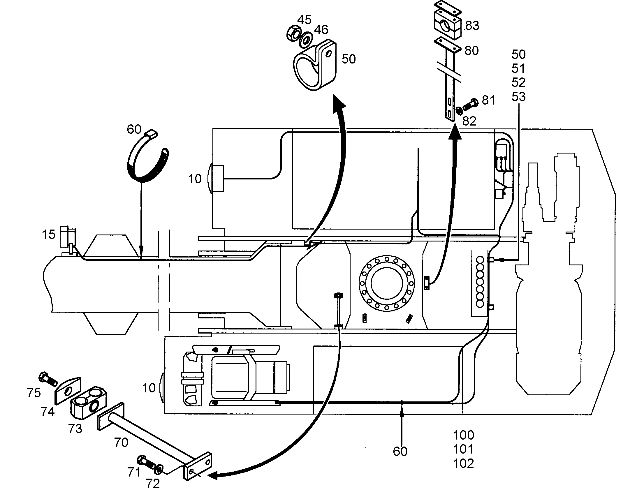 КОНСОЛЬ 9375360 LIEBHERR