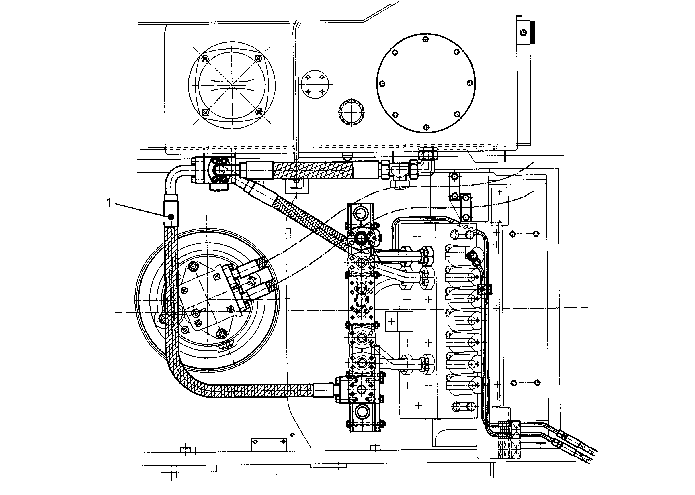 ДООБОРУДОВАНИЕ ШАССИ AHS11 9767033 LIEBHERR