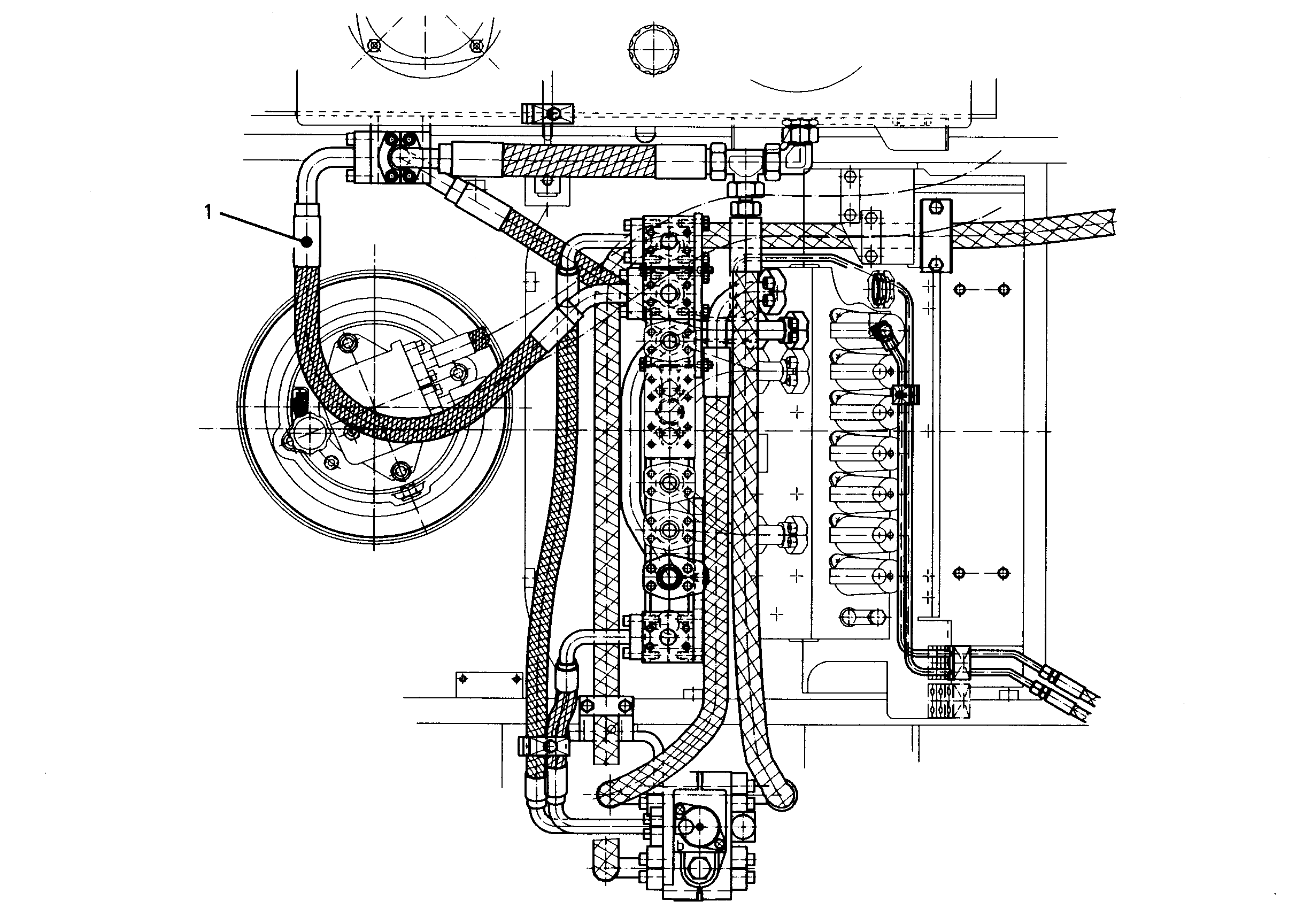 ДООБОРУДОВАНИЕ ШАССИ AHS12 9768700 LIEBHERR