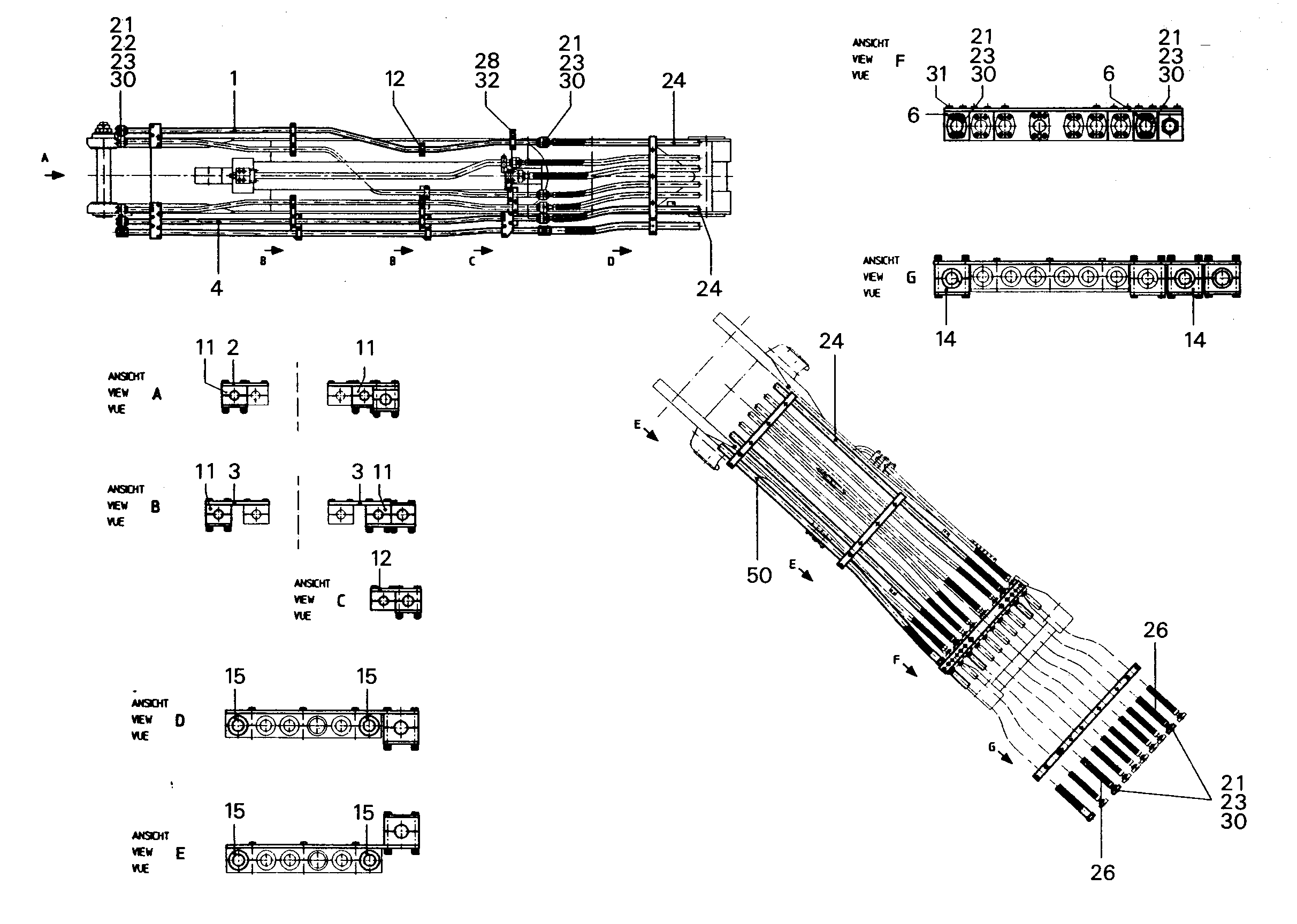 ЛИНИЯ ДОПОЛНИТЕЛЬНАЯ ОБР. ЛЕВ. 9769965 LIEBHERR