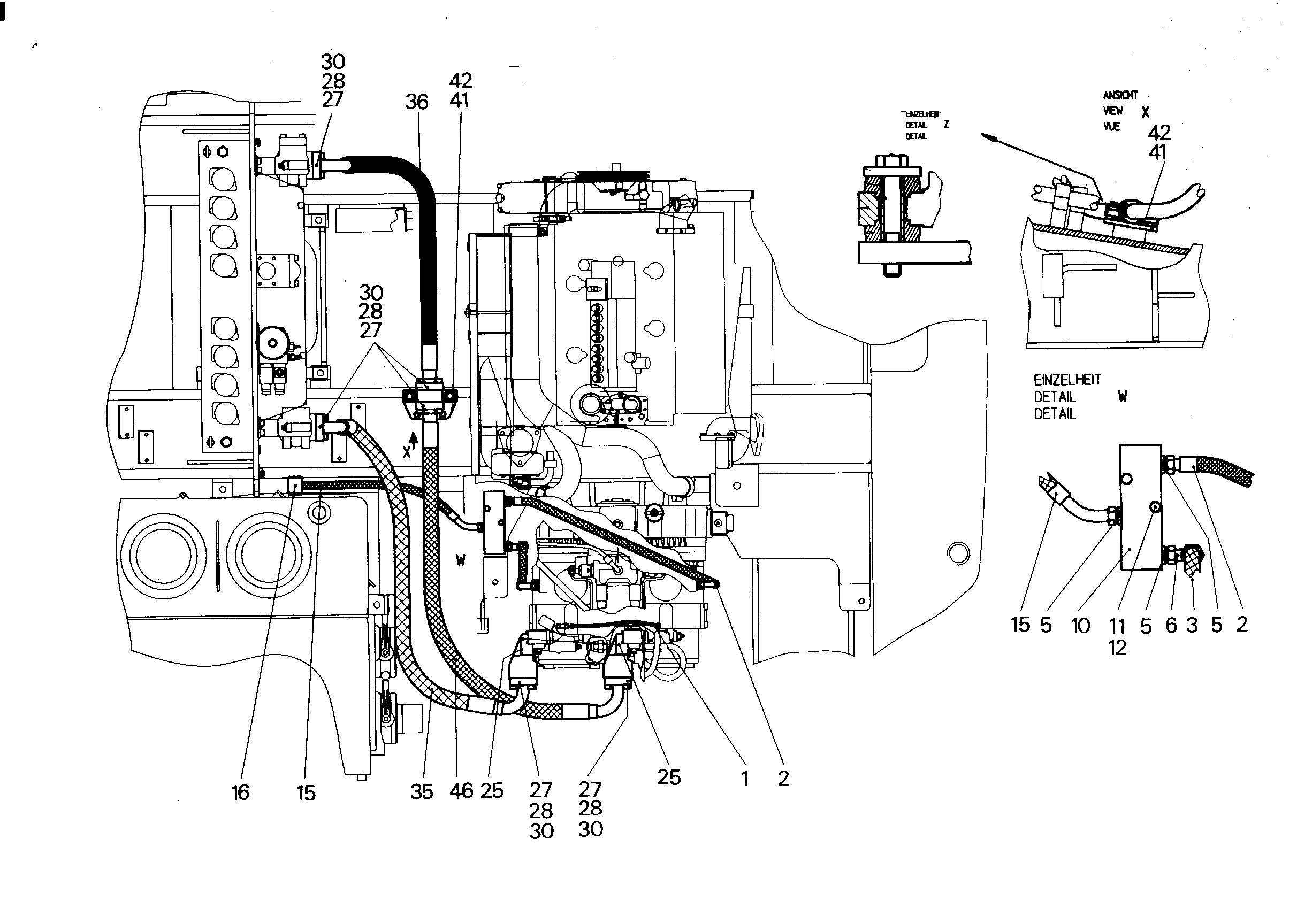 ДООБОРУДОВАНИЕ ПАРОВЫЕ ШЛАНГИ 974 9396012 LIEBHERR
