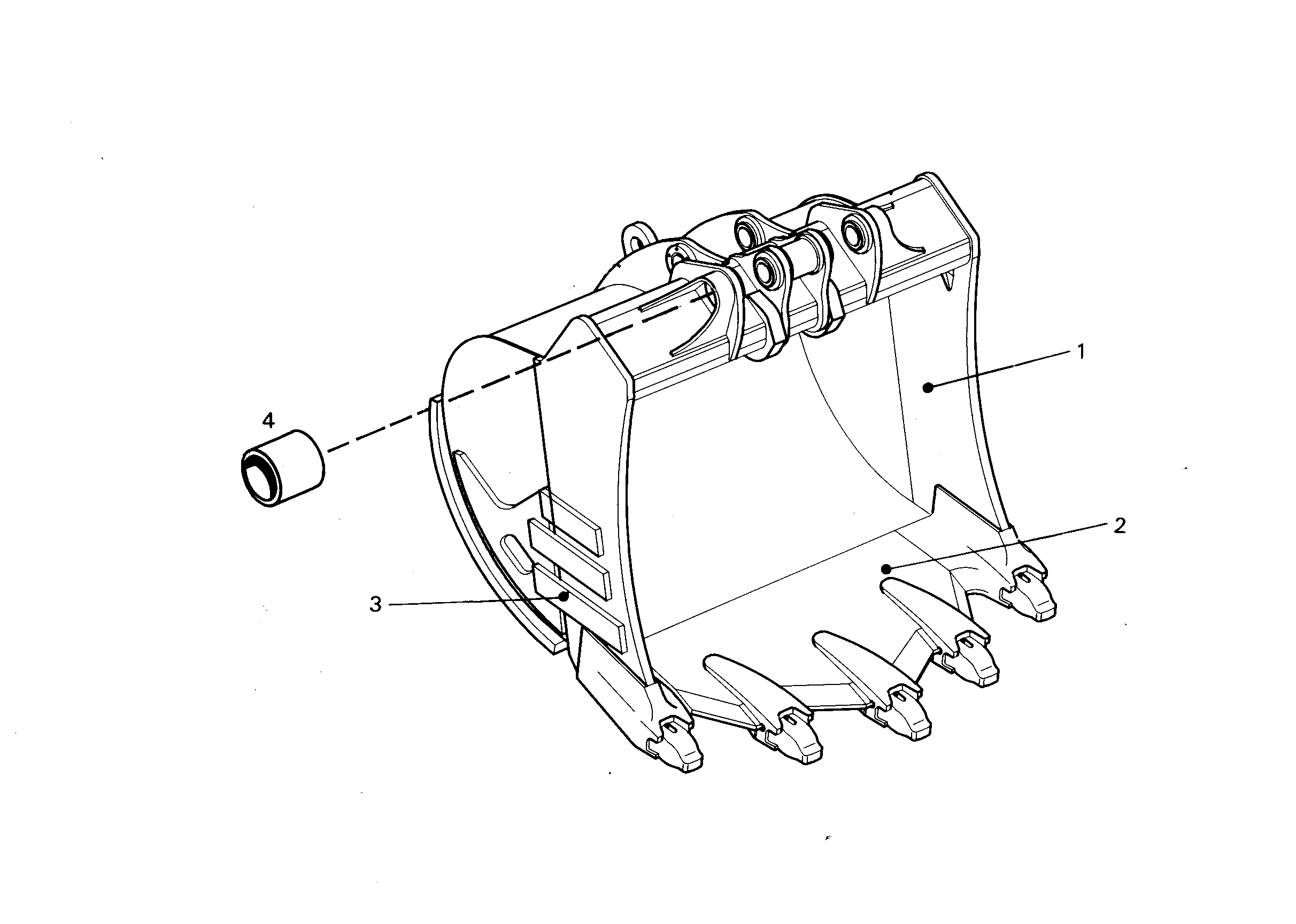 ЗАБРАЛО КОВША 9754790 LIEBHERR