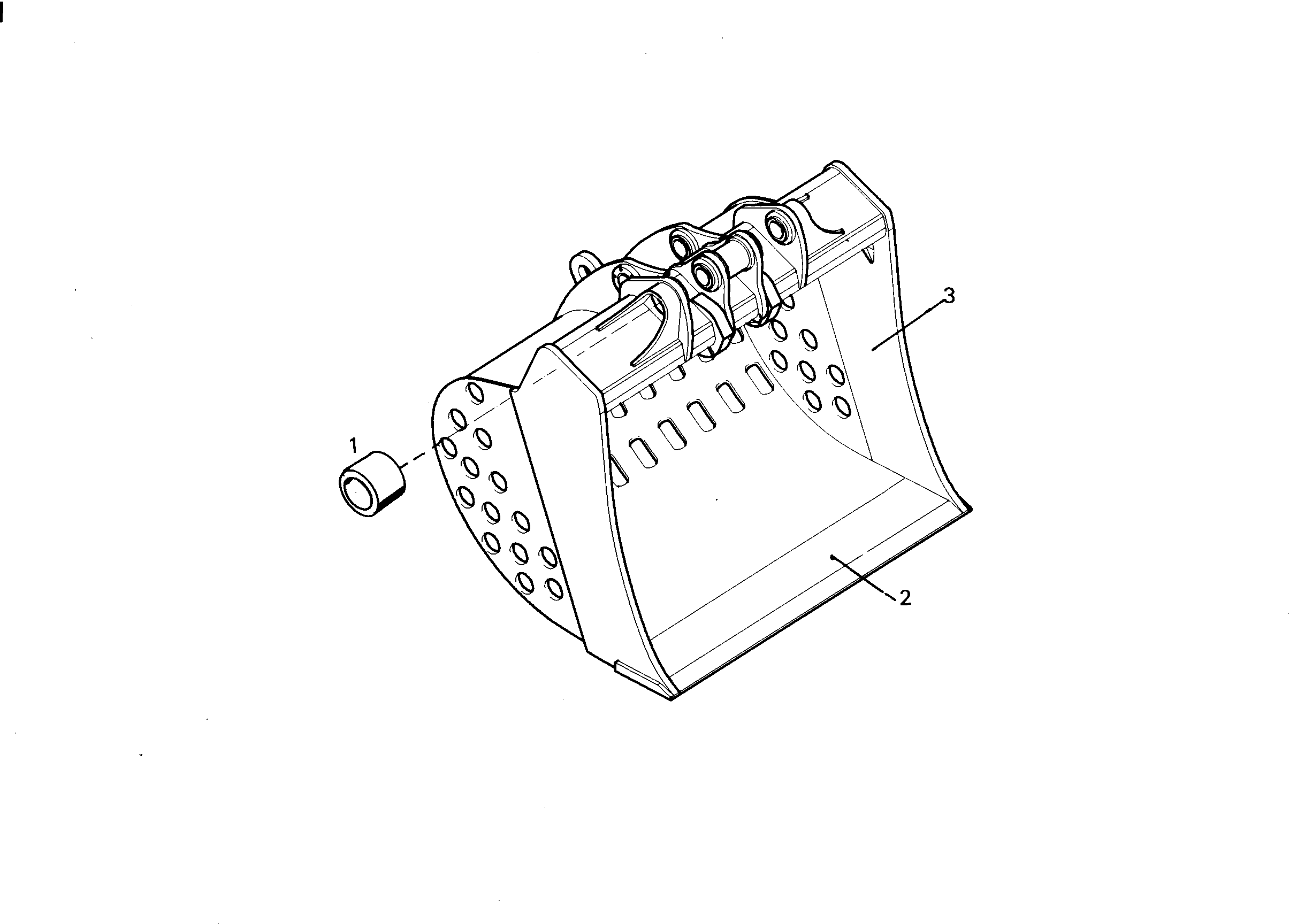 ЛОПАТА ОБРАТНАЯ 9755550 LIEBHERR