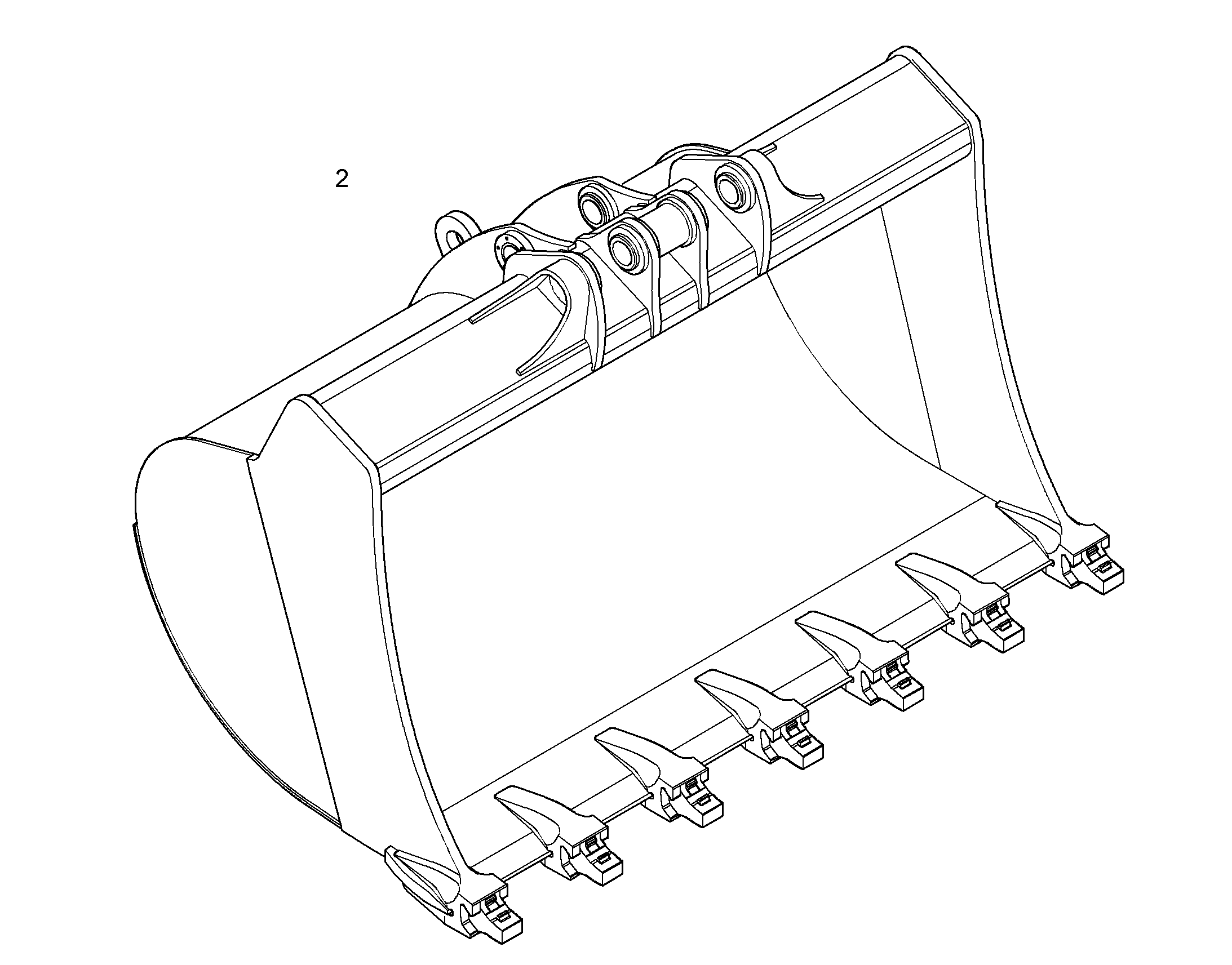 ЛОПАТА ОБРАТНАЯ 10049536 LIEBHERR