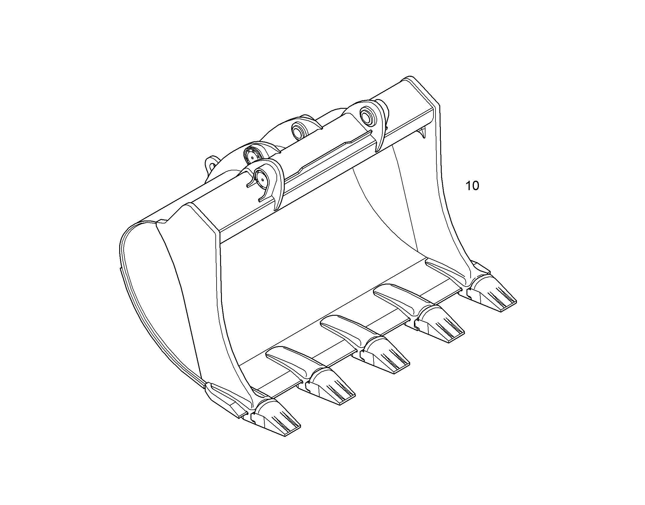 ЛОПАТА ОБРАТНАЯ 10824272 LIEBHERR
