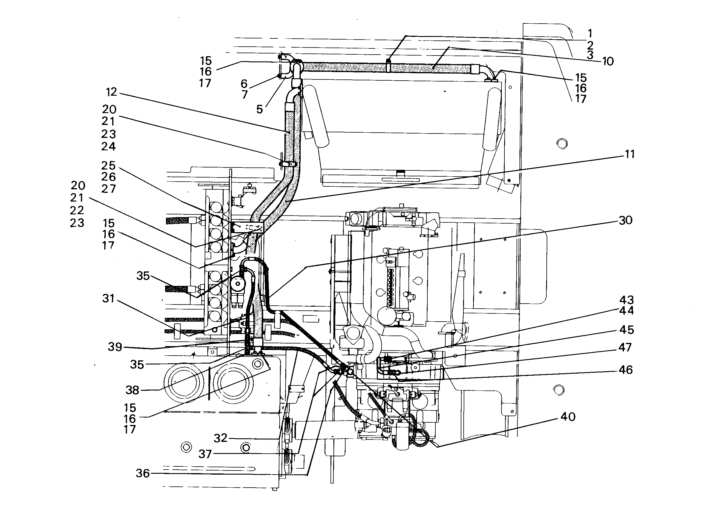 ШЛАНГ 50X1950 5610069 LIEBHERR