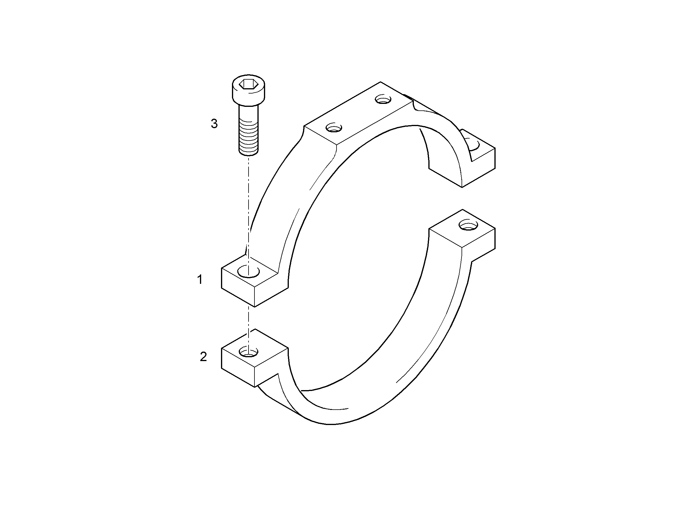 ПОЛУХОМУТИК d=159 9751965 LIEBHERR