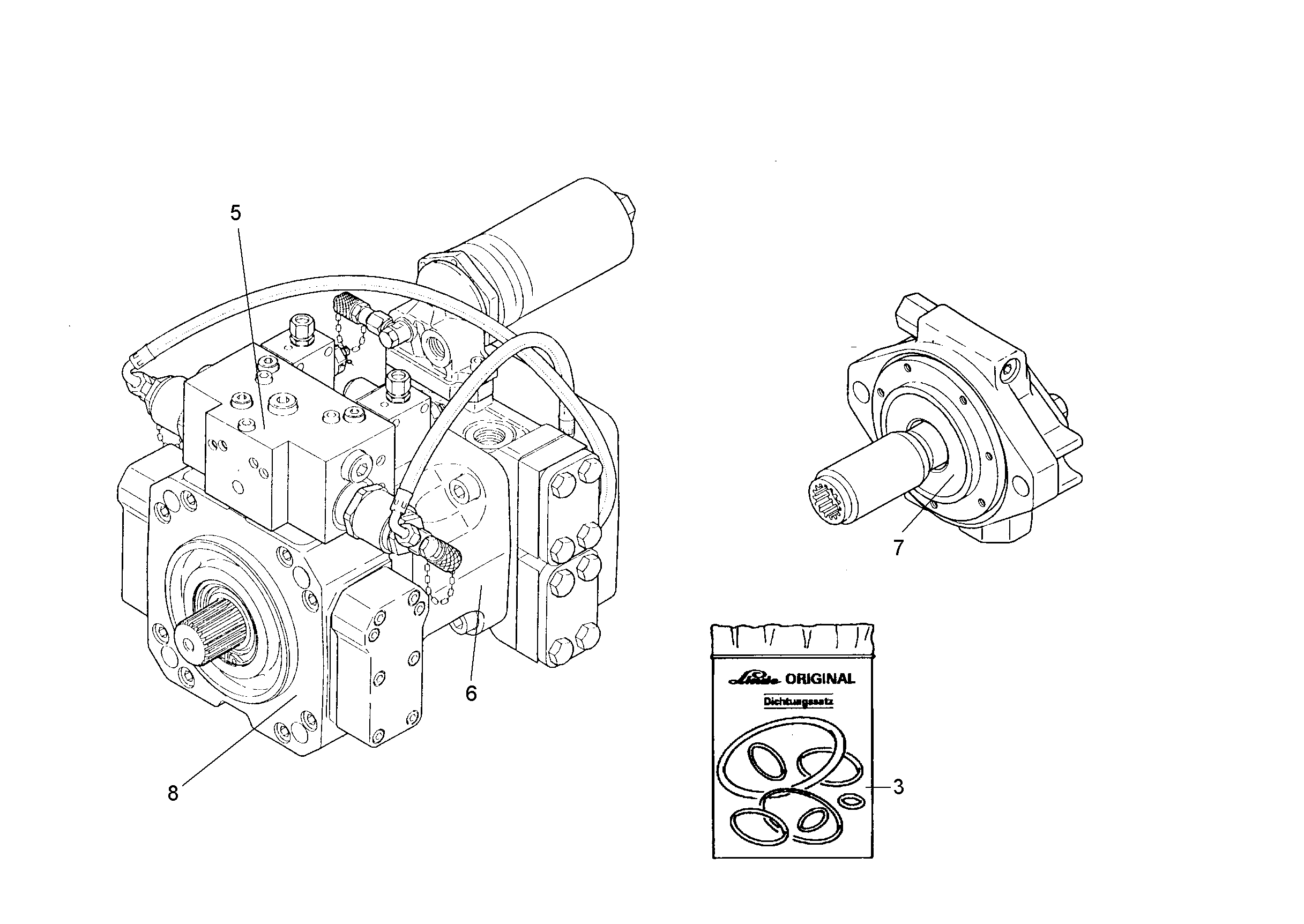 КОМПЛЕКТ УПЛОТНЕНИЙ 10816745 LIEBHERR