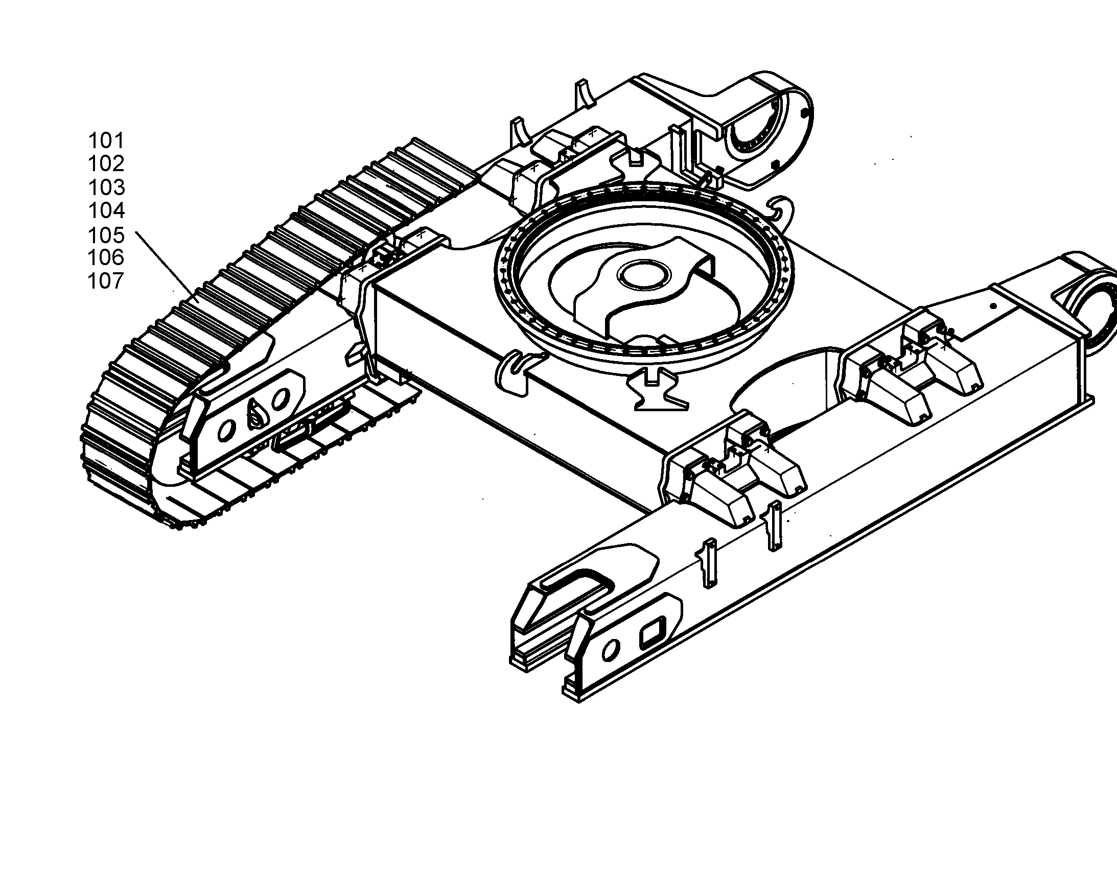 ГУСЕНИЧНАЯ ЦЕПЬ 900mm 5613337 LIEBHERR