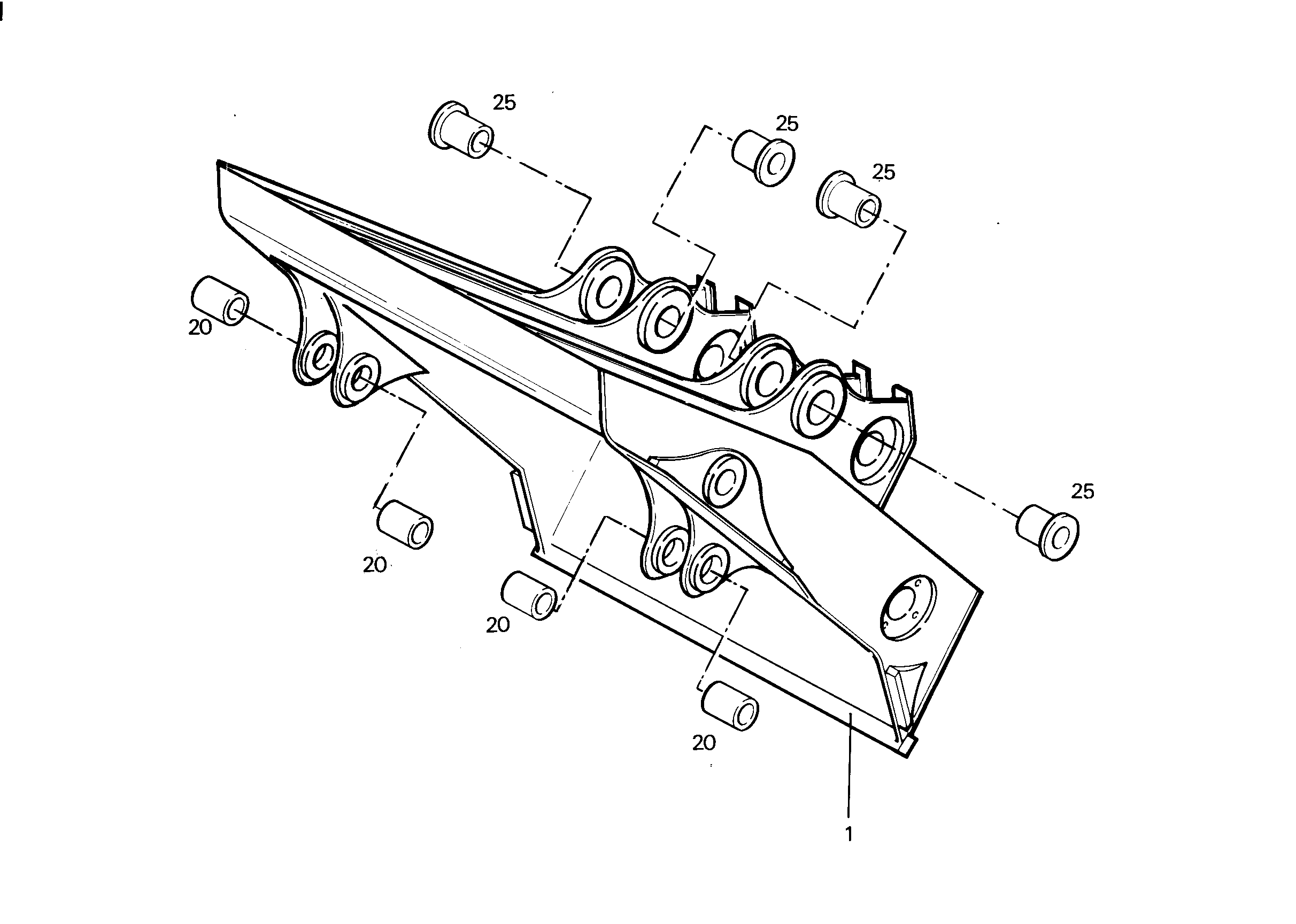 ПОПЕРЕЧИНА 9753461 LIEBHERR