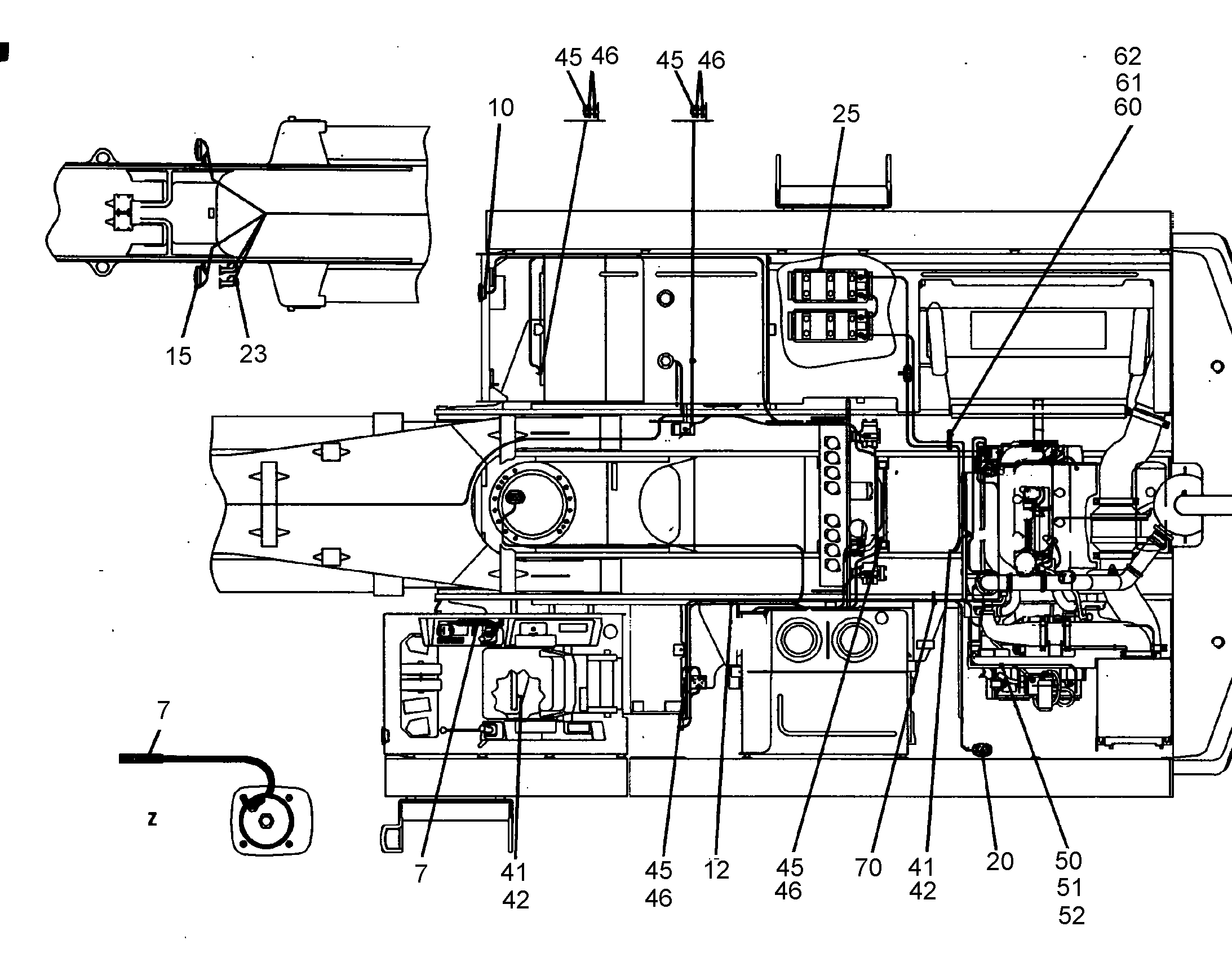 ПРОЖЕКТОР РАБОЧИЙ В СБОРЕ 9391885 LIEBHERR