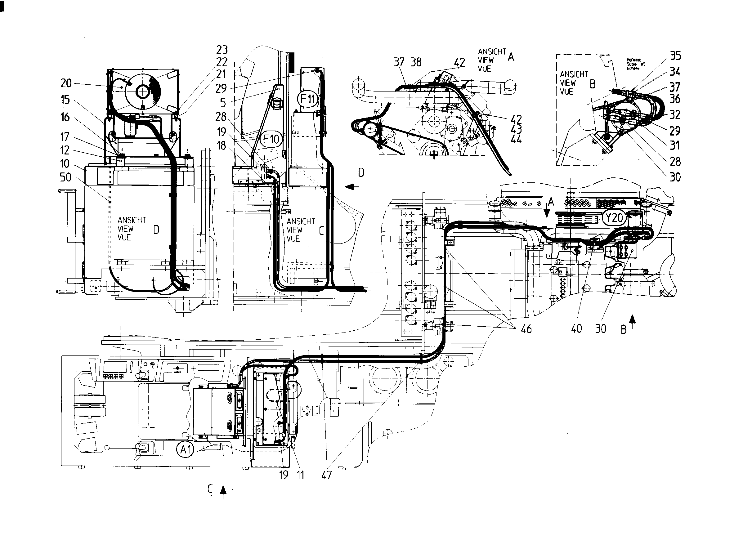 ШЛАНГ 12X7300 5612059 LIEBHERR