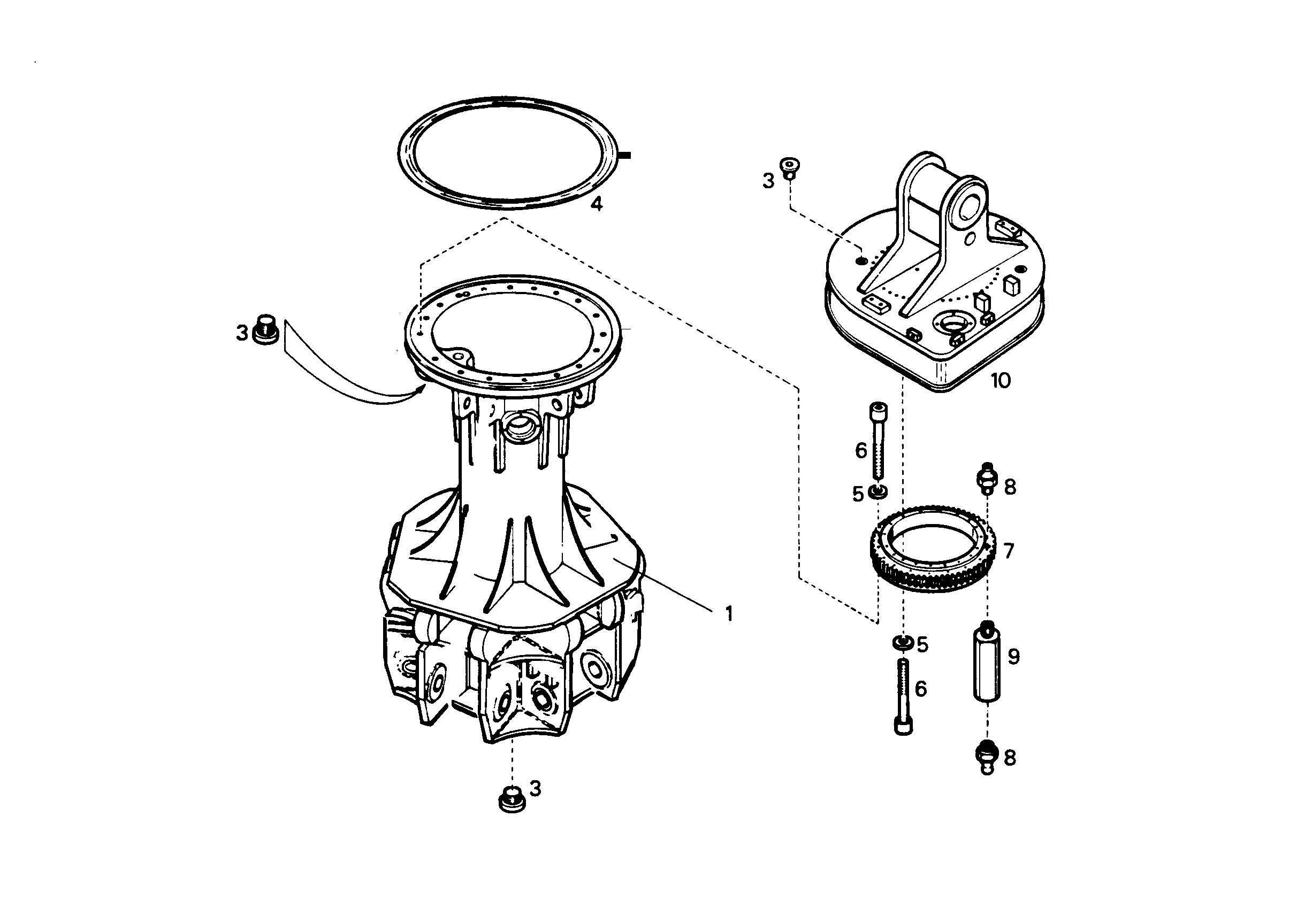СОЕД.СФЕРИЧЕСКОЕ ПОВОРОТНОЕ 970243901 LIEBHERR